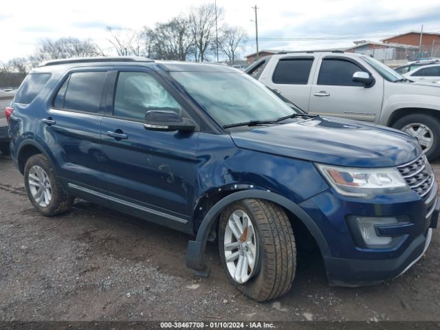 ford explorer x 2016 1fm5k7d86ggb02232