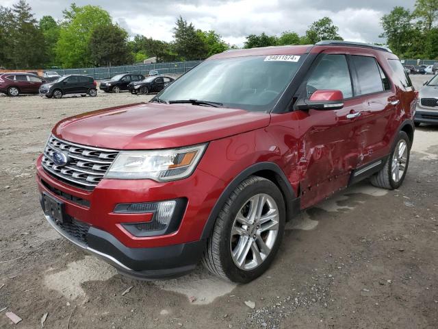 ford explorer 2016 1fm5k7f81gga32006