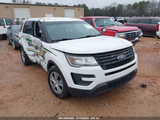 ford police interceptor utility 2018 1fm5k8ar7jga26644