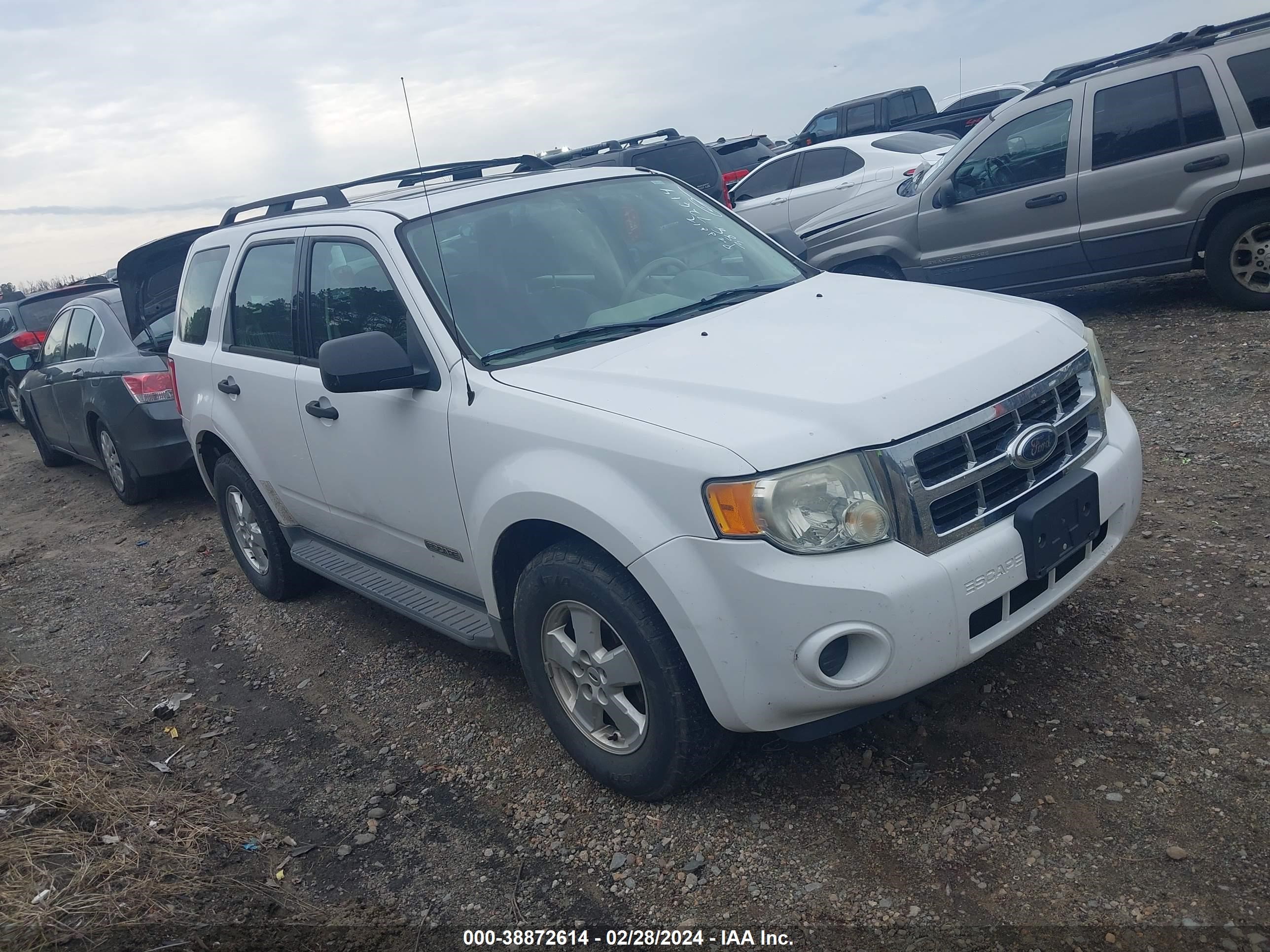 ford escape 2008 1fmcu02z88kd67222