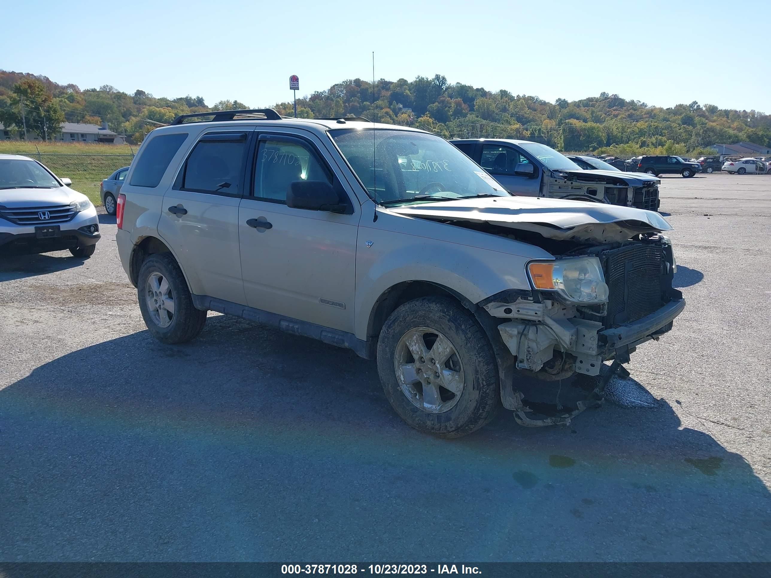 ford escape 2008 1fmcu03108ka46218