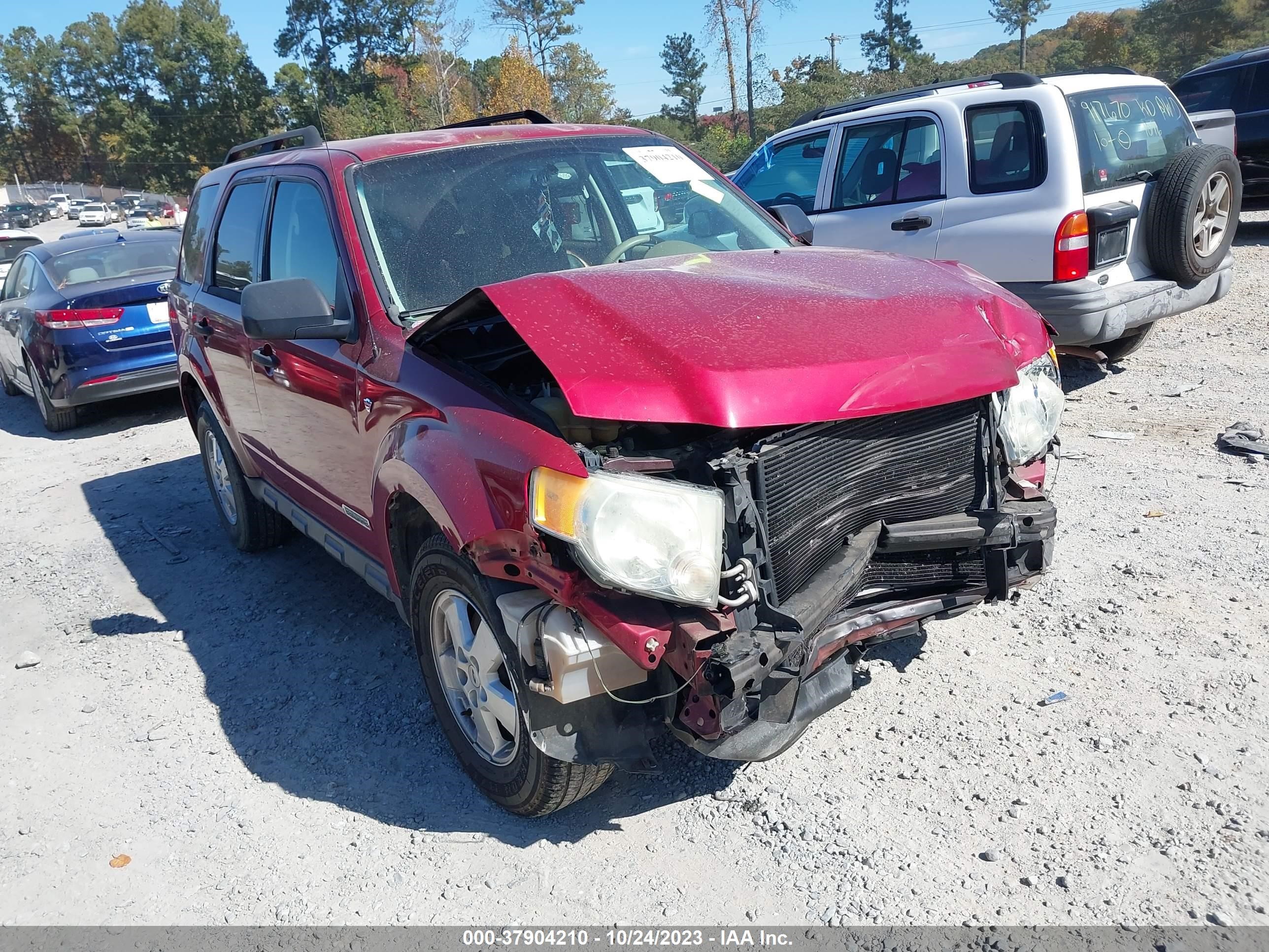 ford escape 2008 1fmcu03128ka08991