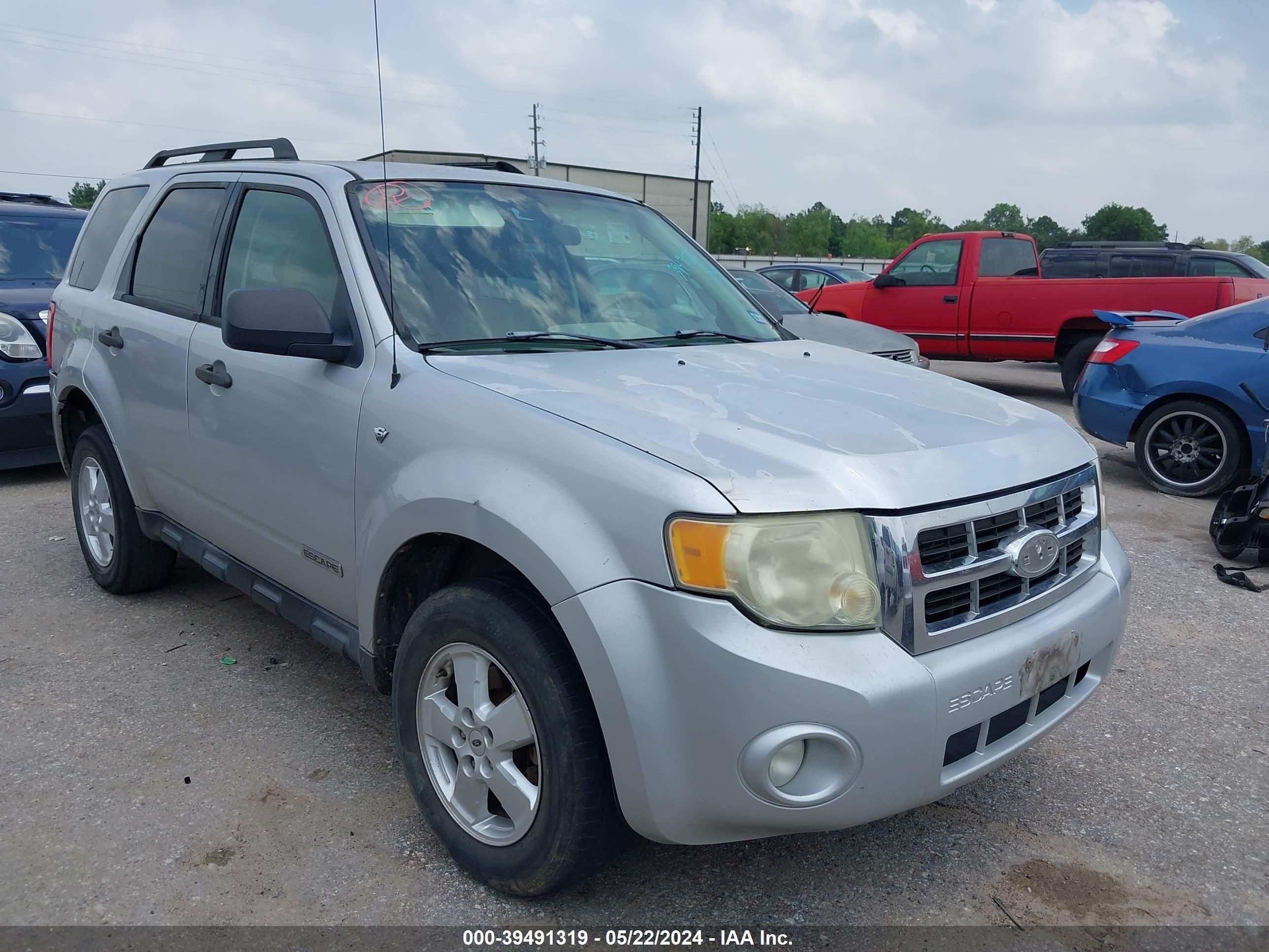 ford escape 2008 1fmcu03128ka50187