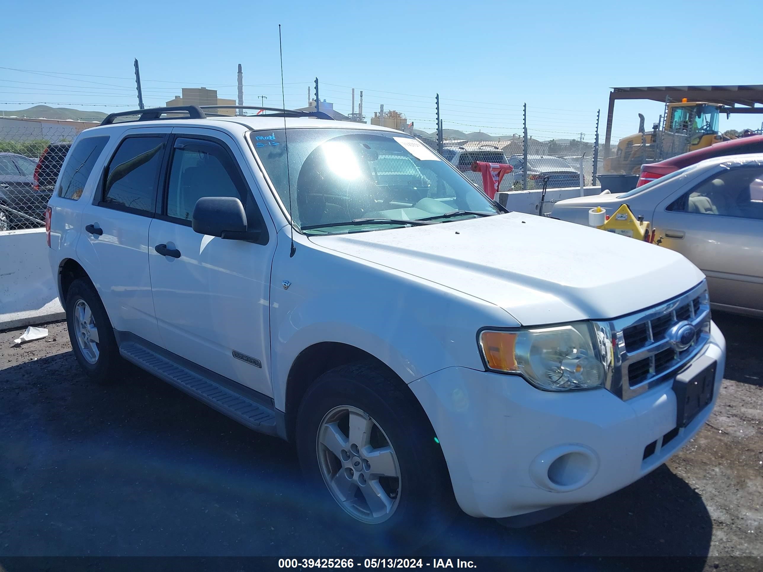 ford escape 2008 1fmcu03158kc00227