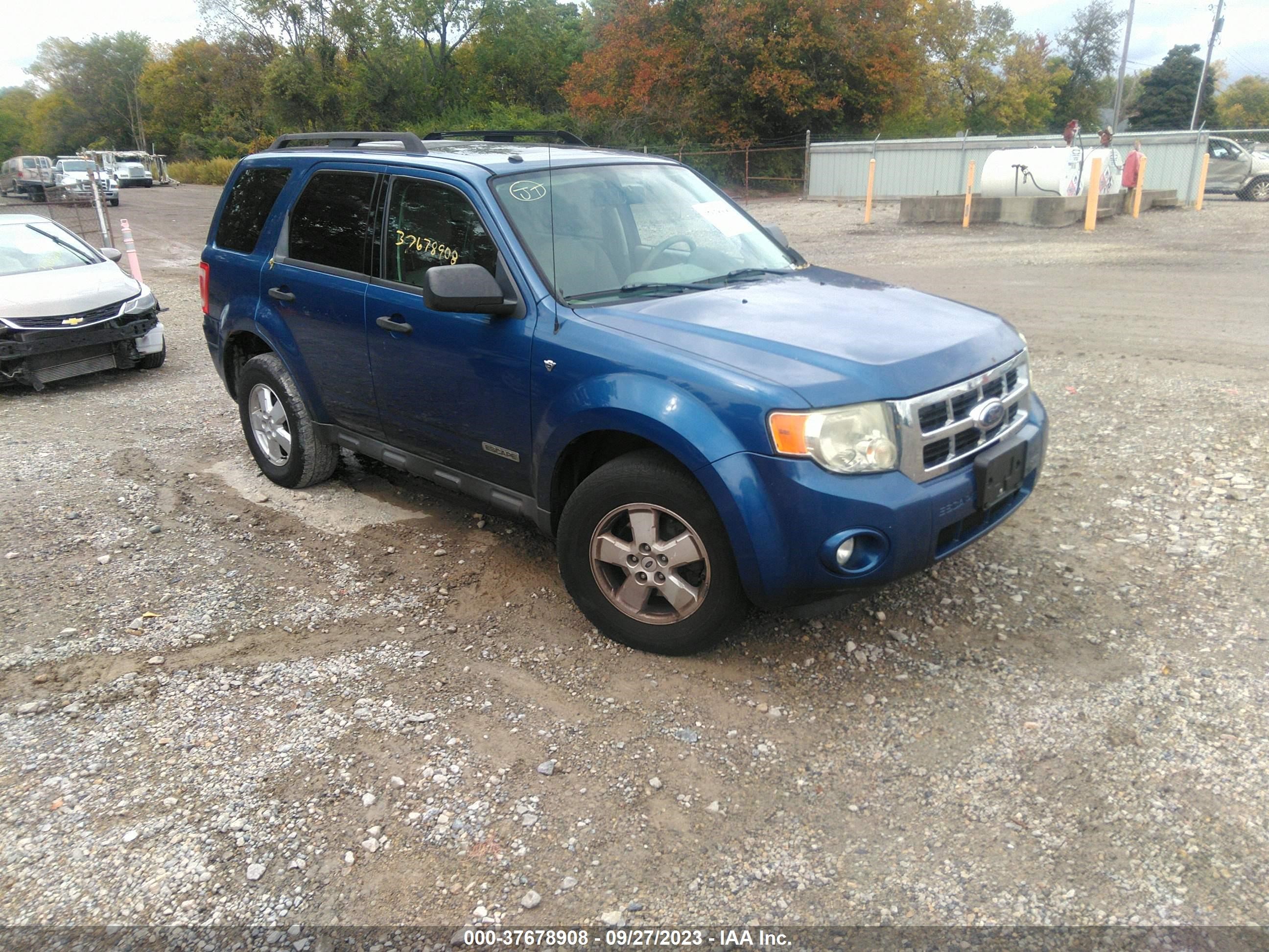 ford escape 2008 1fmcu03168ke76934