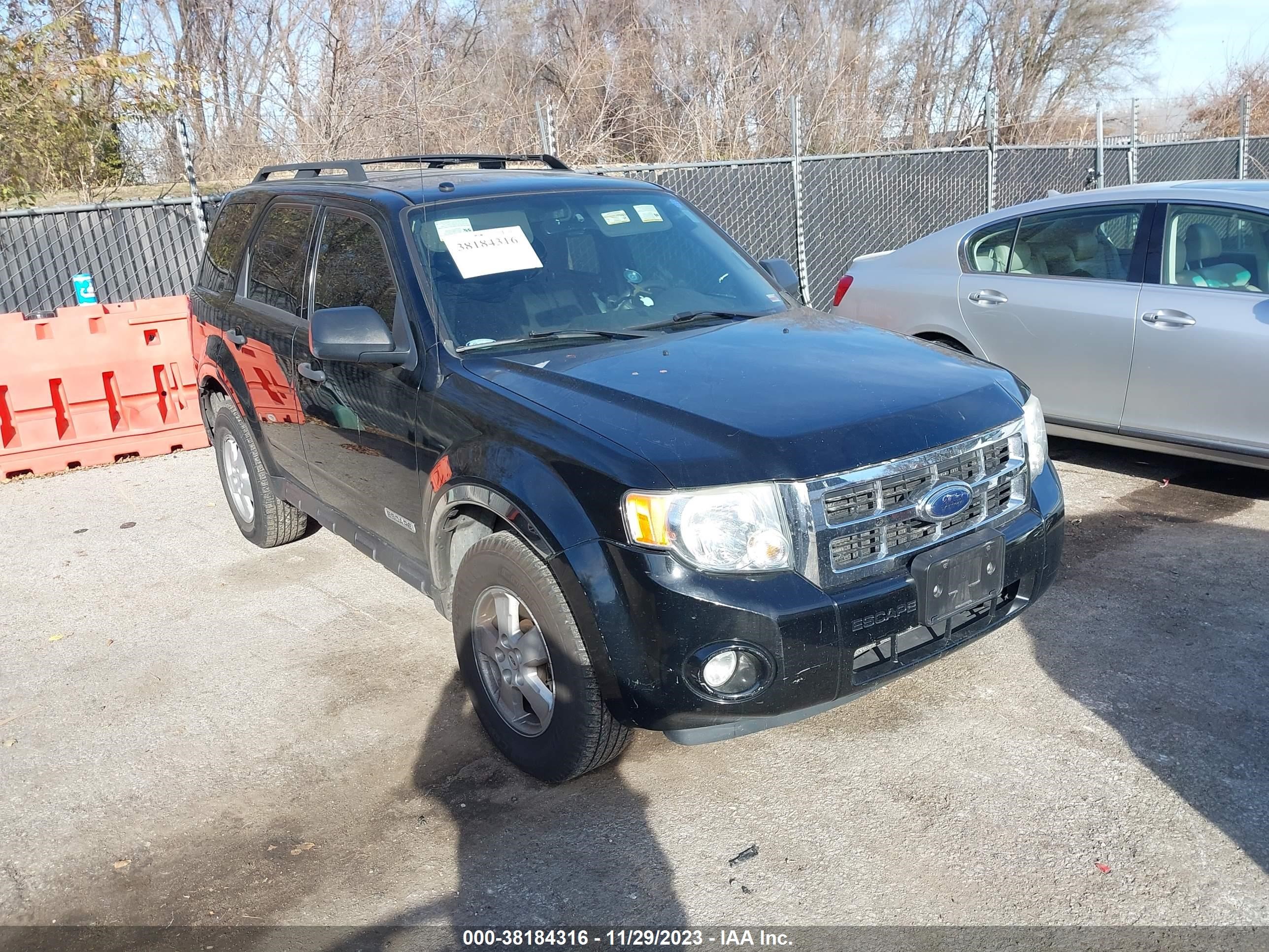 ford escape 2008 1fmcu03z18ke60601