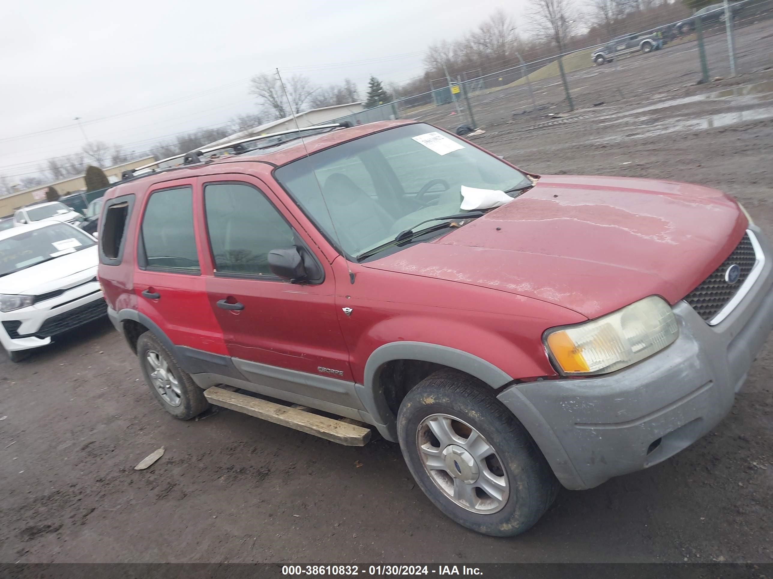 ford escape 2001 1fmcu04161kb23386