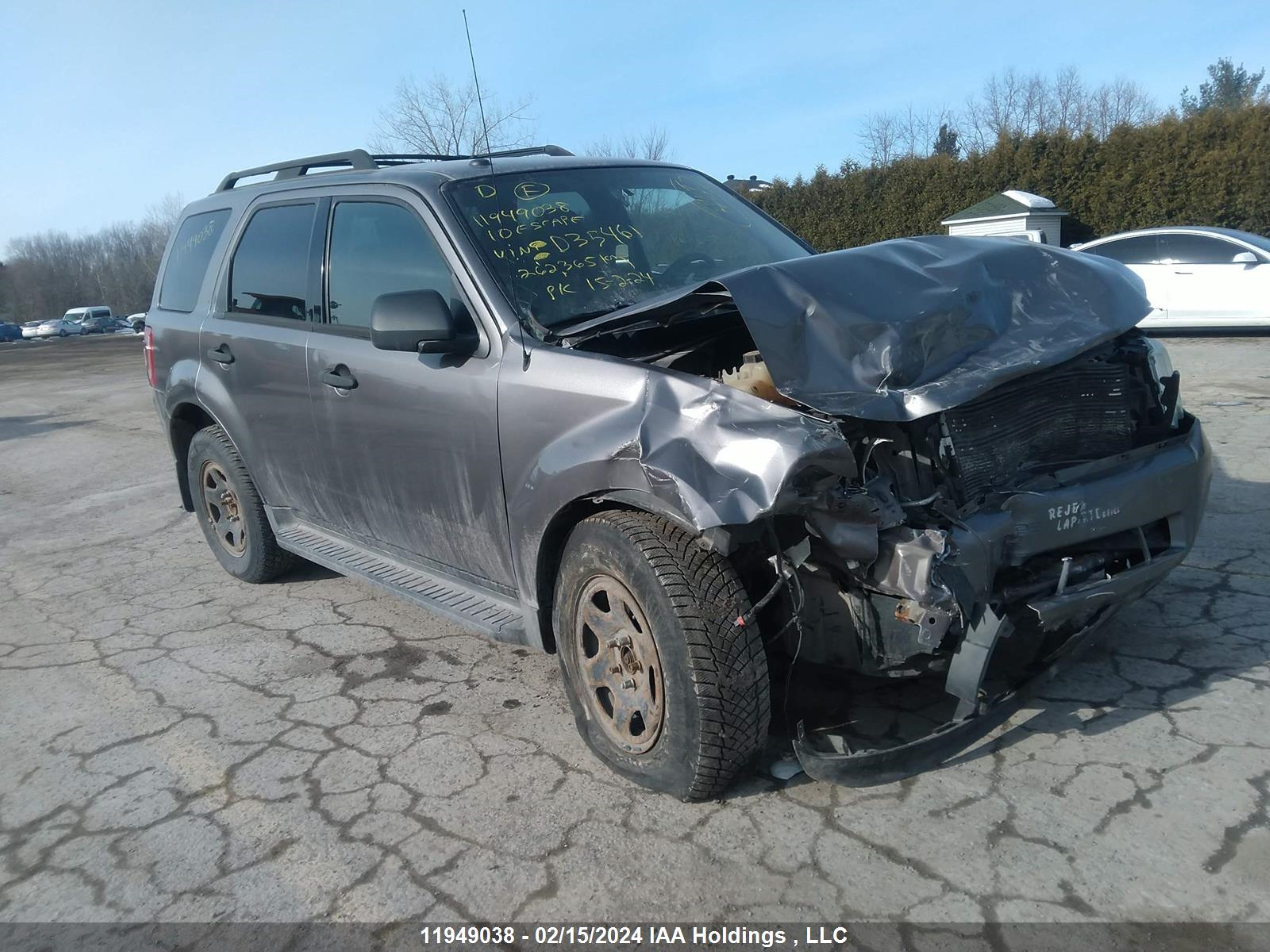 ford escape 2010 1fmcu0dg7akd35461