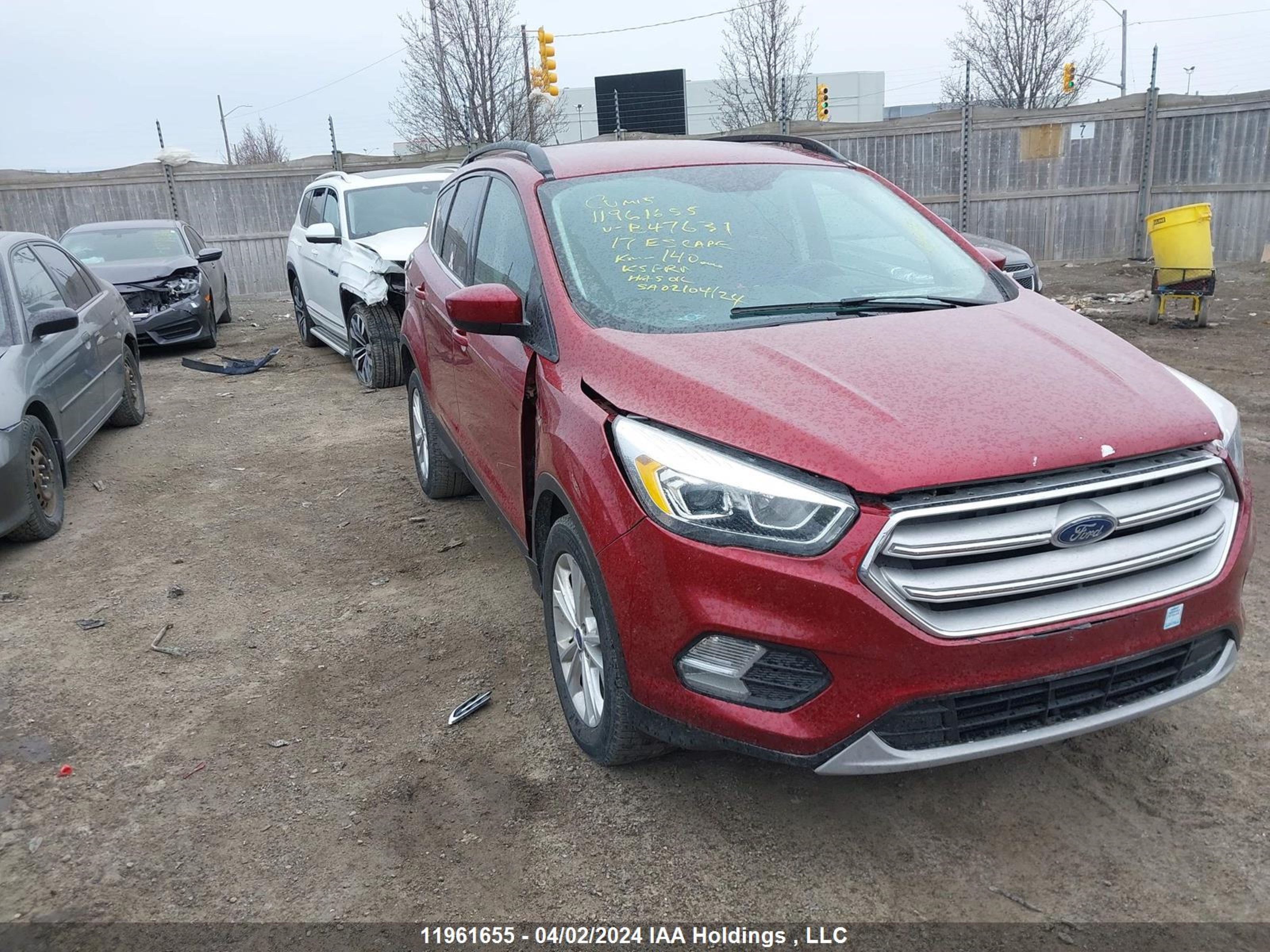 ford escape 2017 1fmcu0g93hub47631