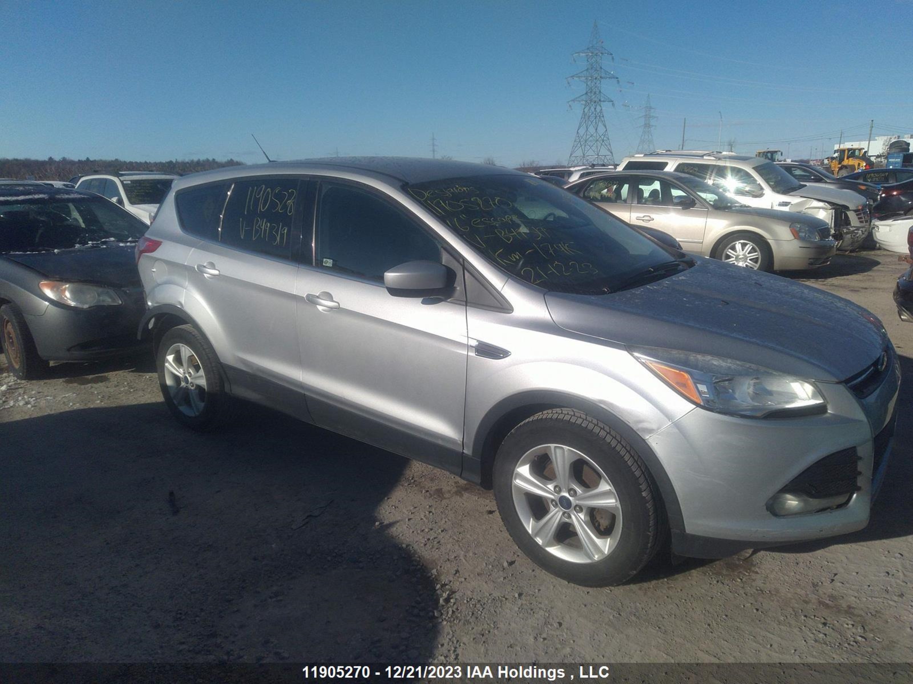 ford escape 2016 1fmcu0gx4gub49319