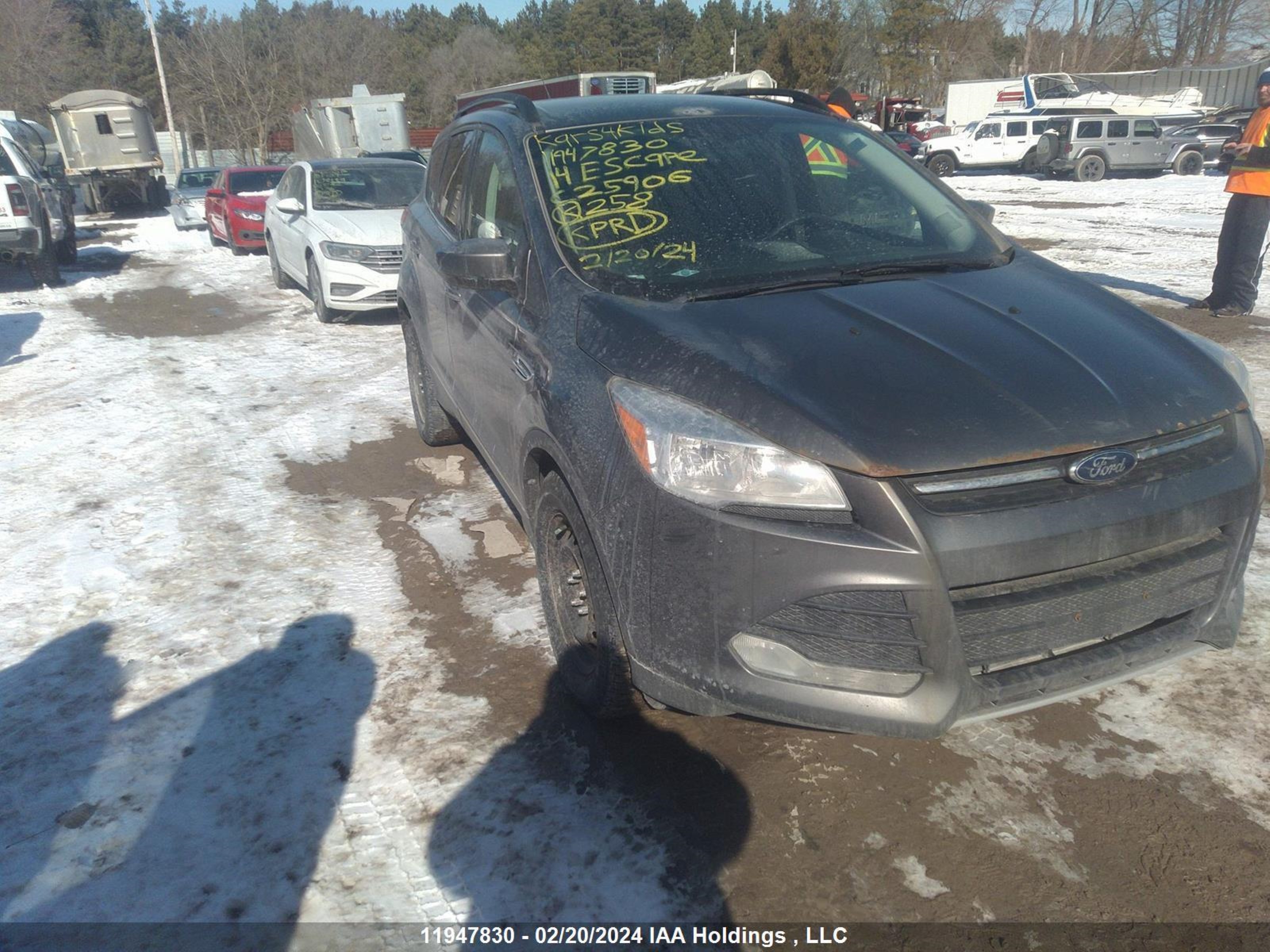 ford escape 2014 1fmcu0gx9euc25906