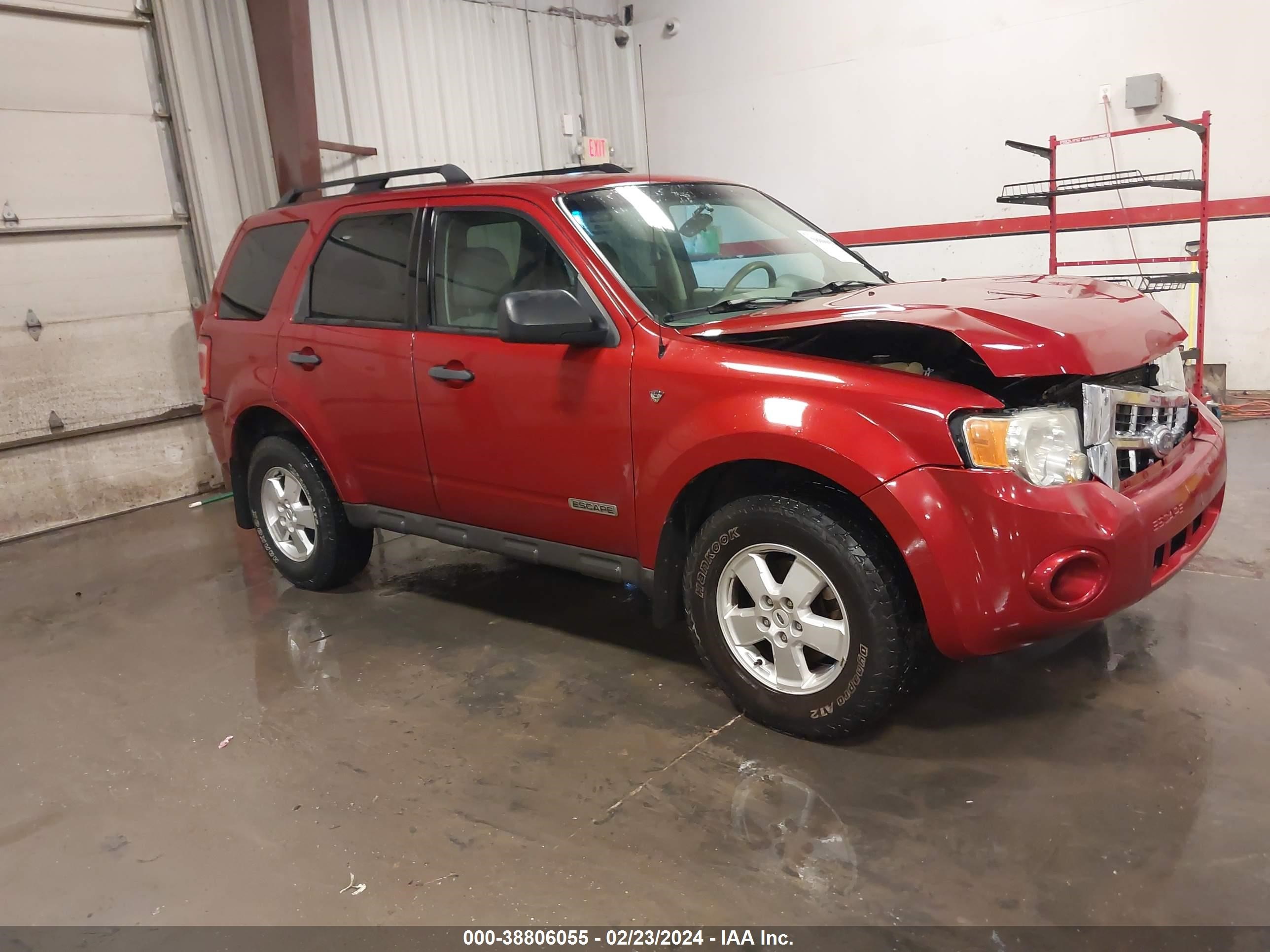 ford escape 2008 1fmcu93188kd05848