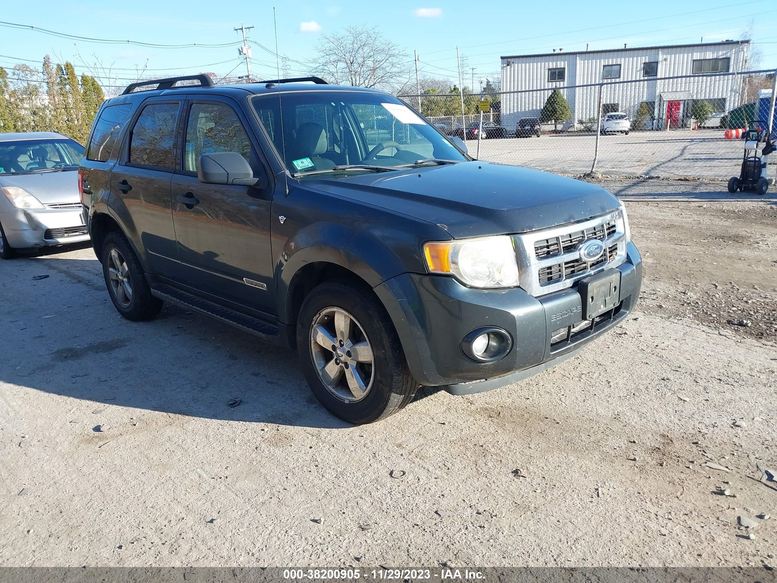 ford escape 2008 1fmcu931x8ke78741