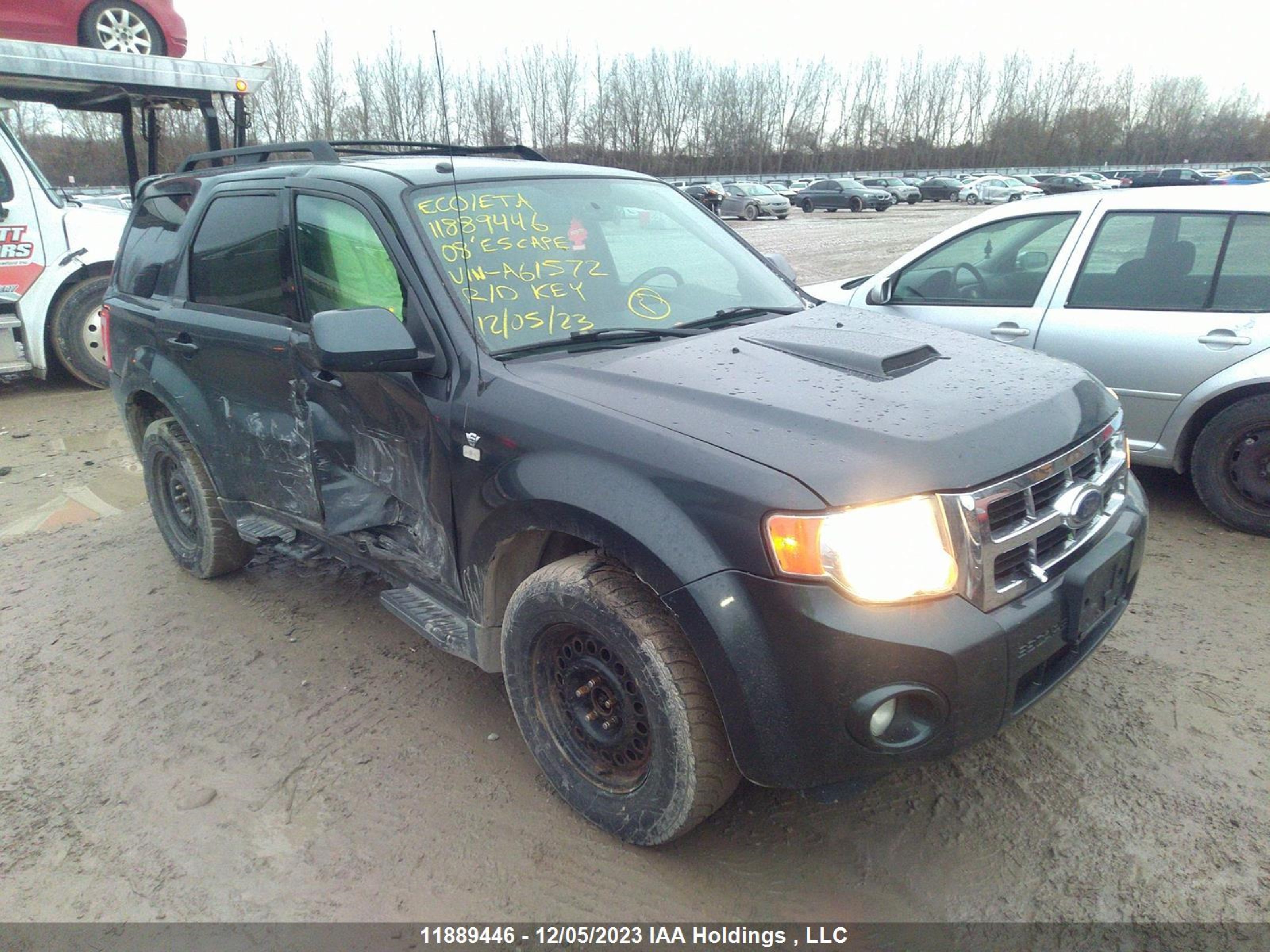 ford escape 2008 1fmcu94118ka61572