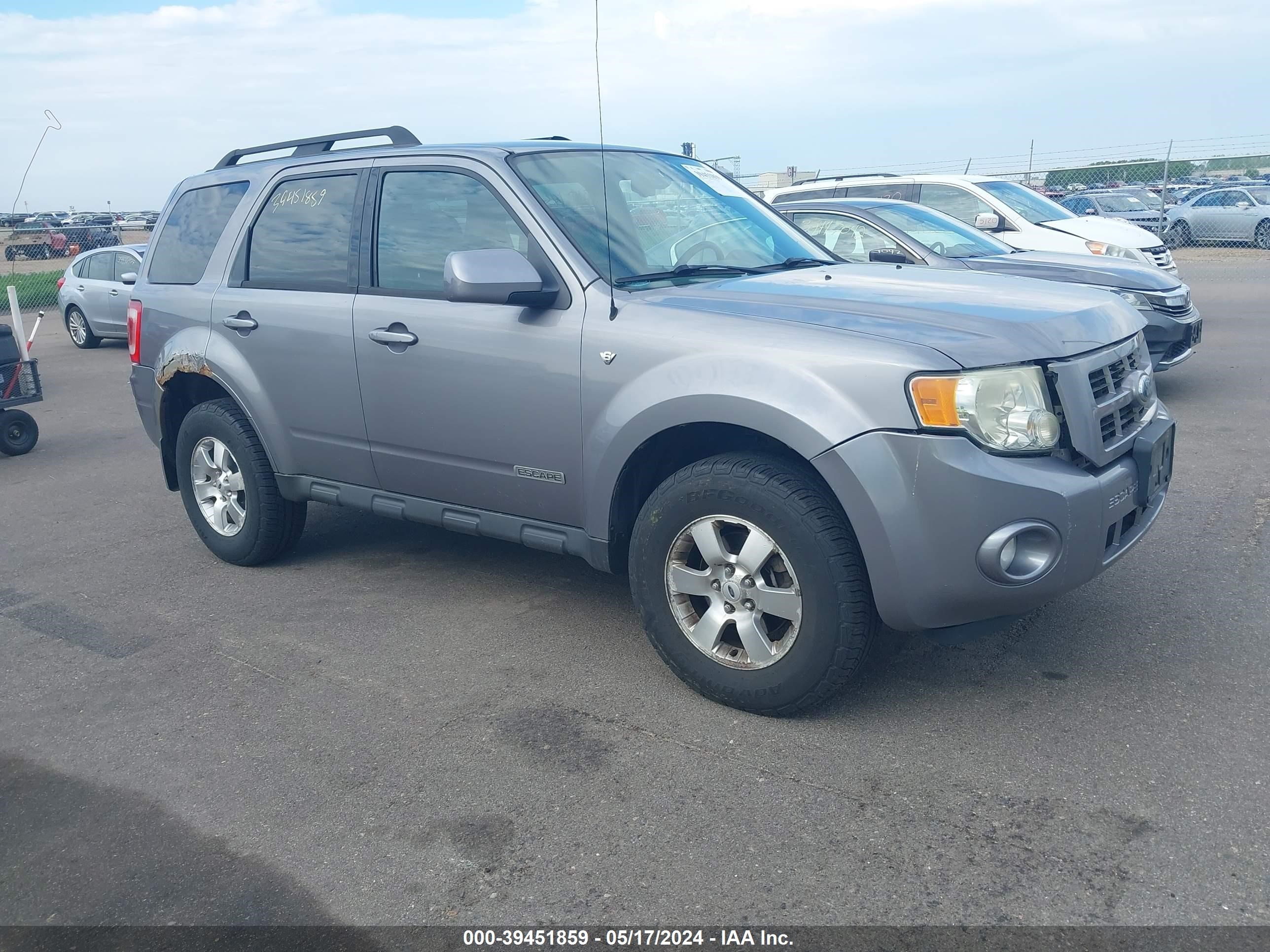 ford escape 2008 1fmcu94118ka78579