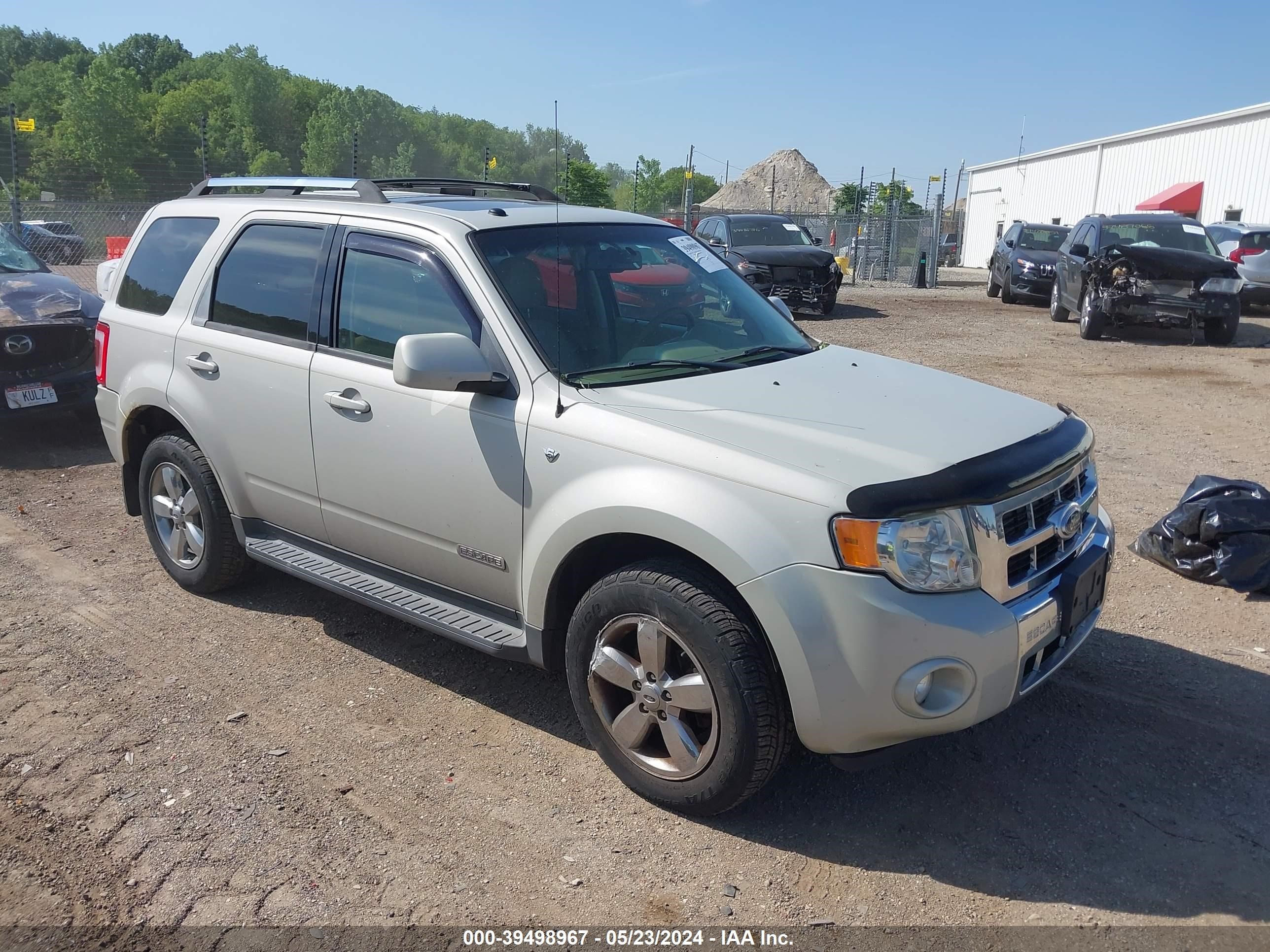 ford escape 2008 1fmcu94188kb90926