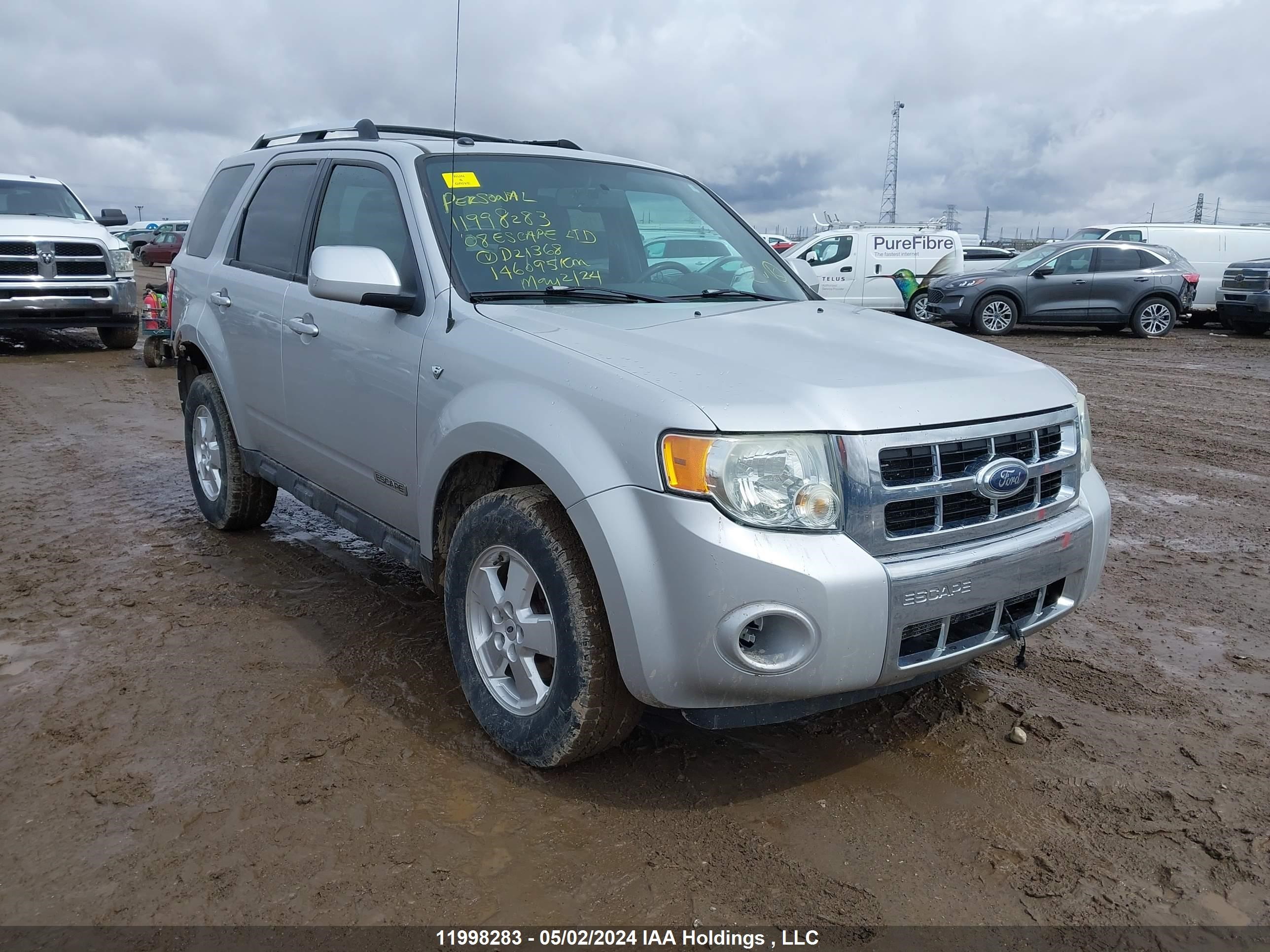 ford escape 2008 1fmcu941x8kd21368