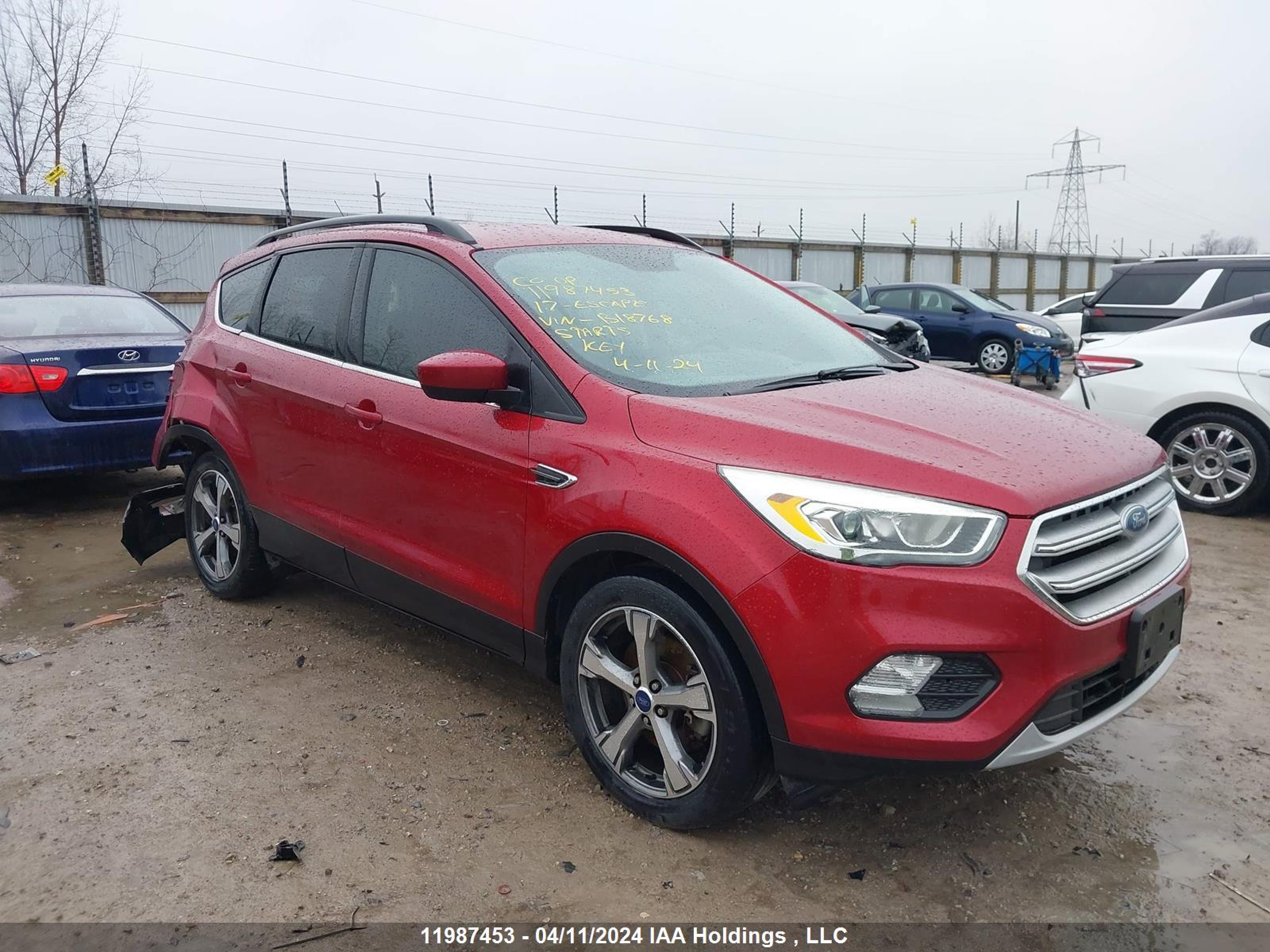 ford escape 2017 1fmcu9g90hub18768