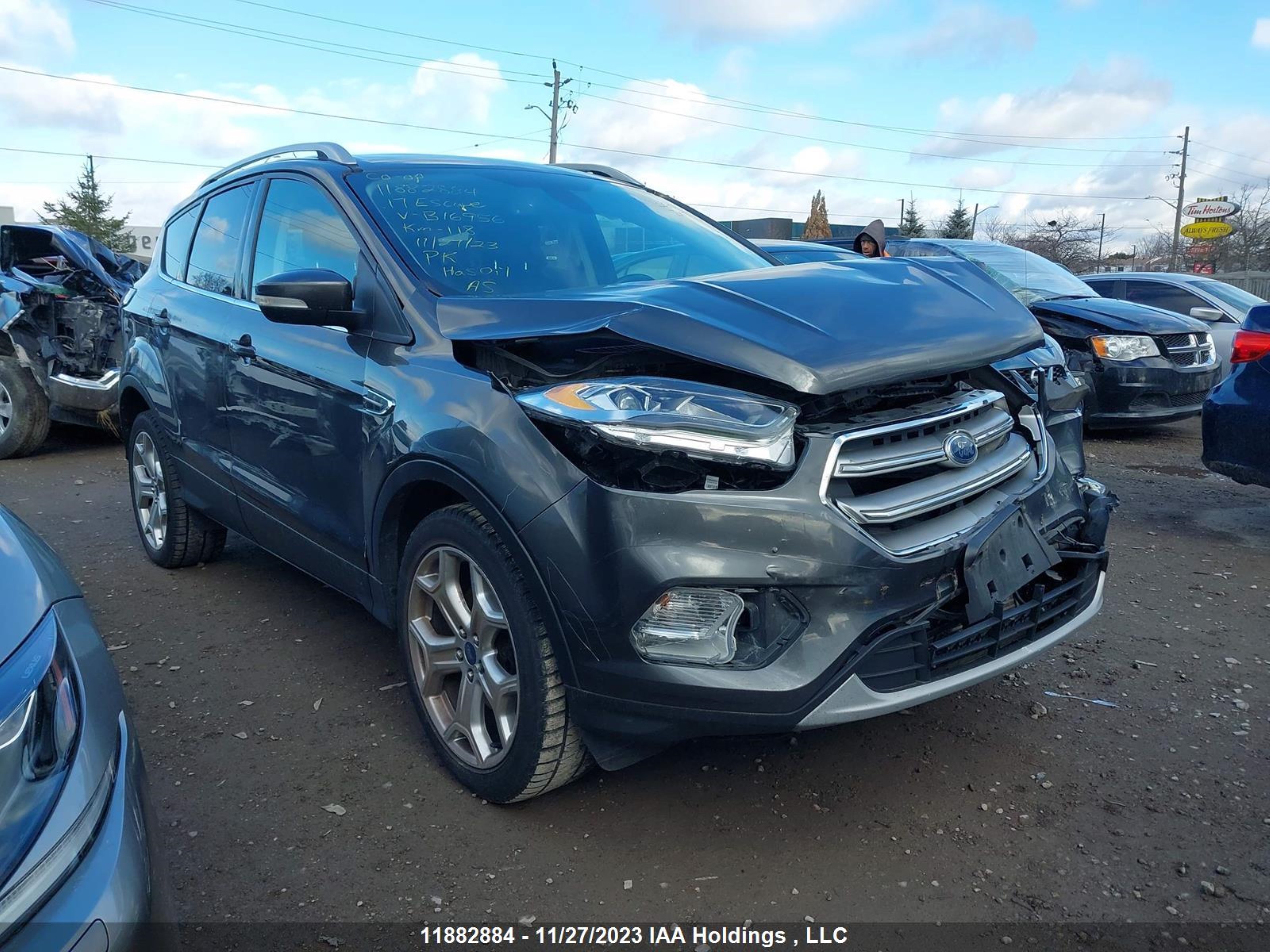 ford escape 2017 1fmcu9j91hub16956