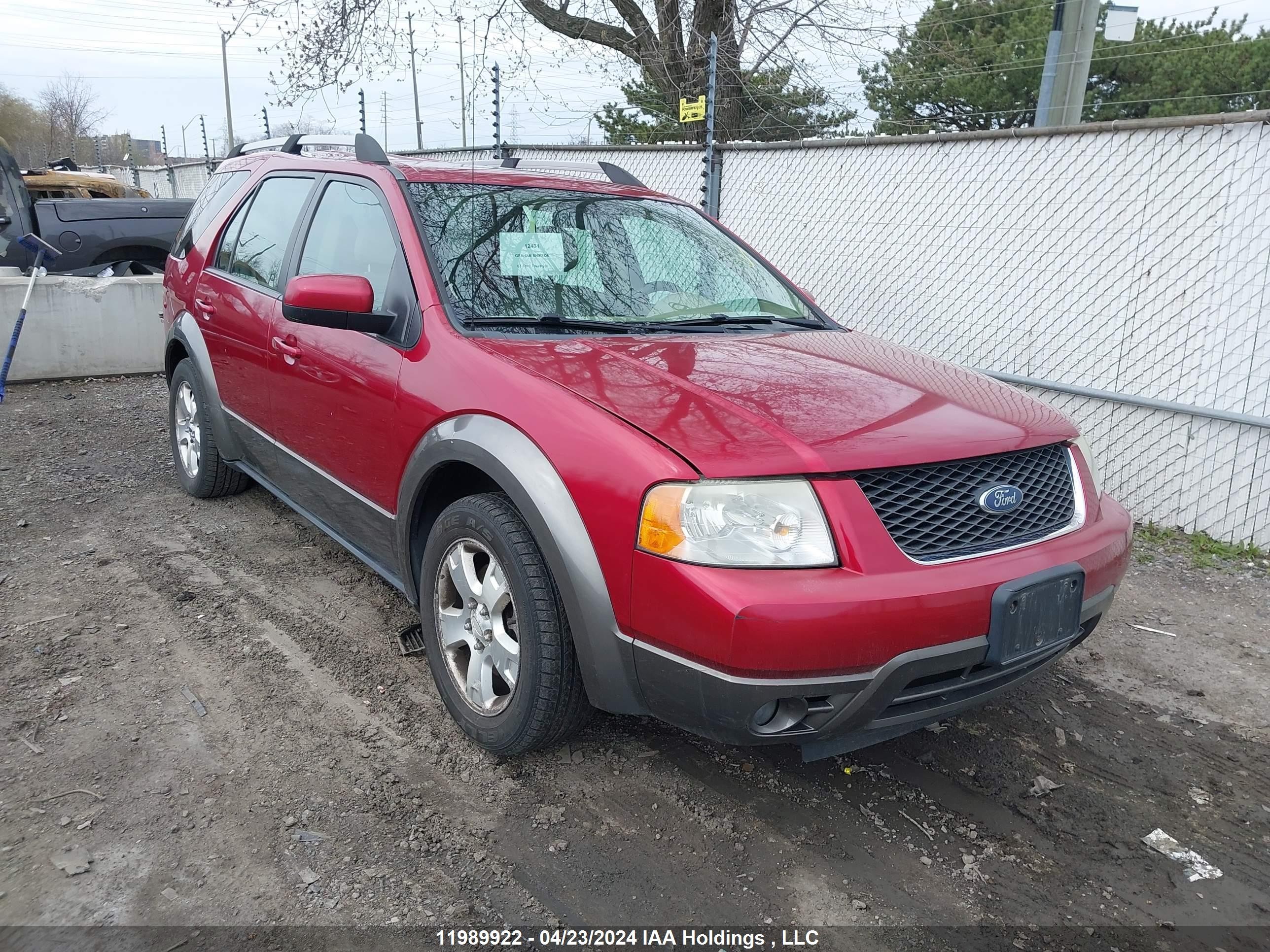 ford freestyle 2007 1fmdk05167ga24202