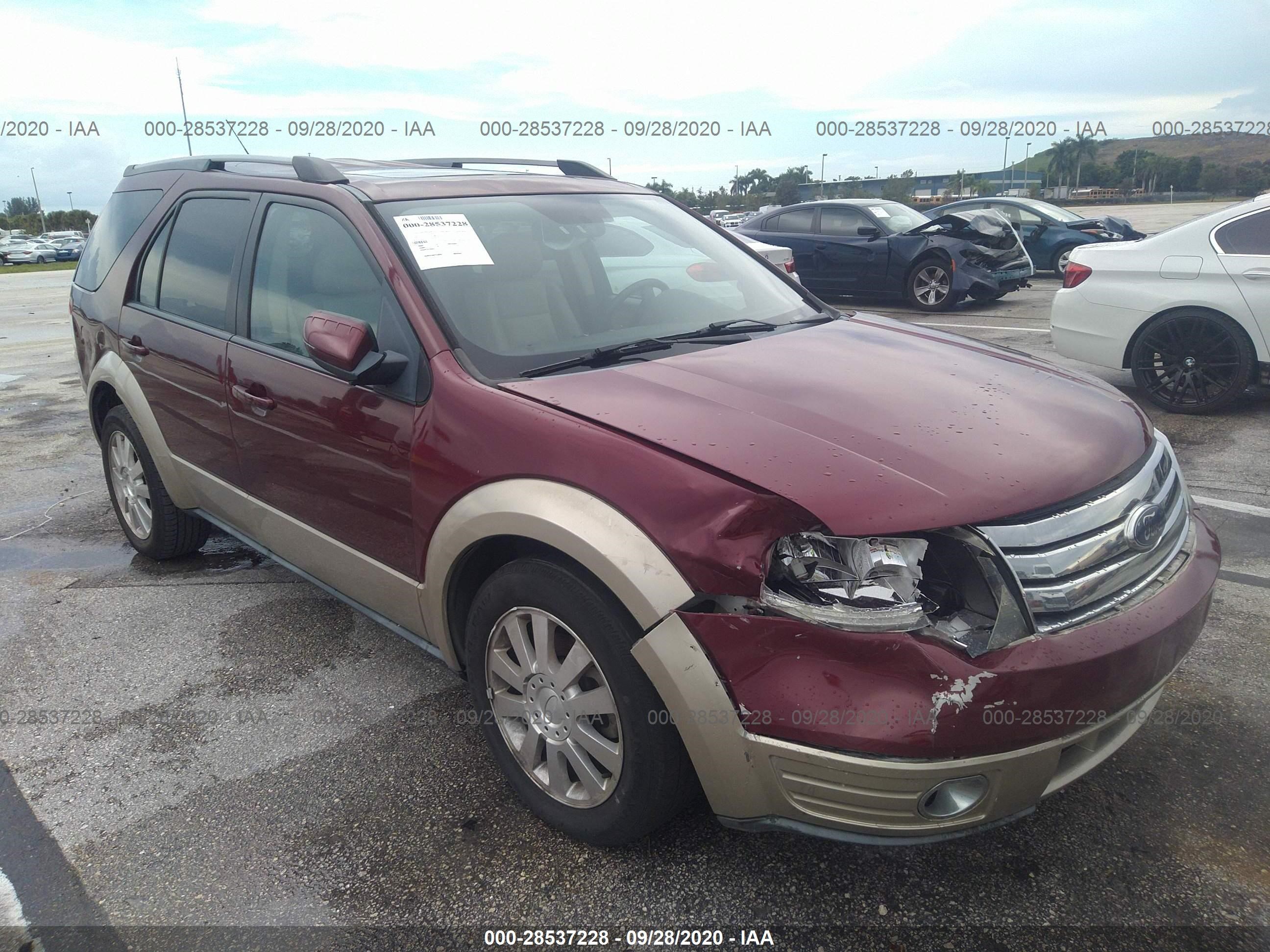 ford taurus x 2008 1fmdk07w28ga28211