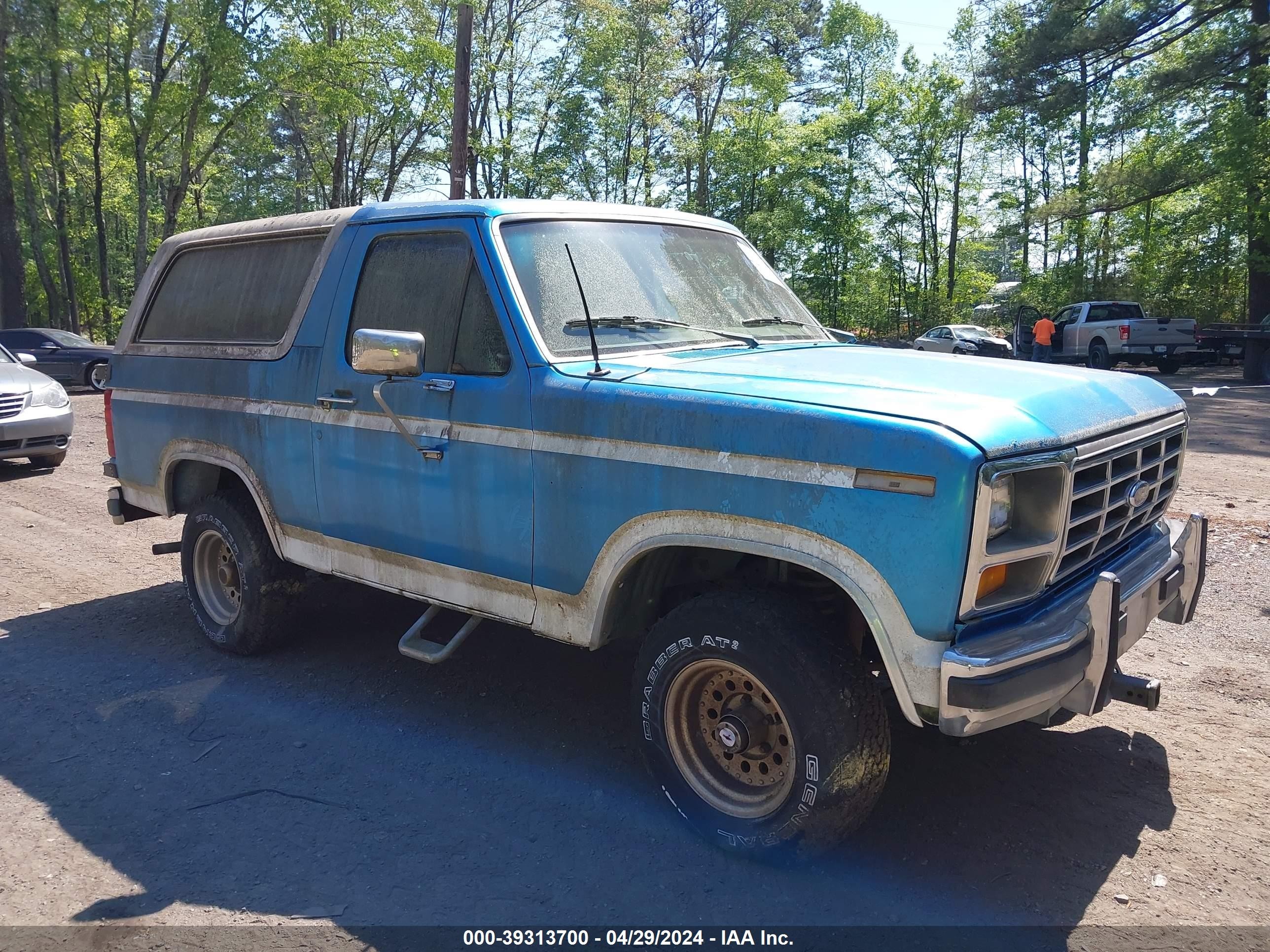 ford bronco 1986 1fmdu15n0gla56413