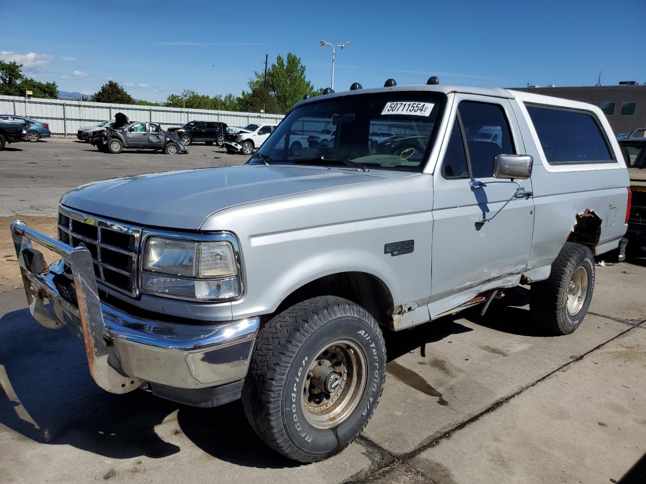 ford bronco 1996 1fmeu15h3tlb65957