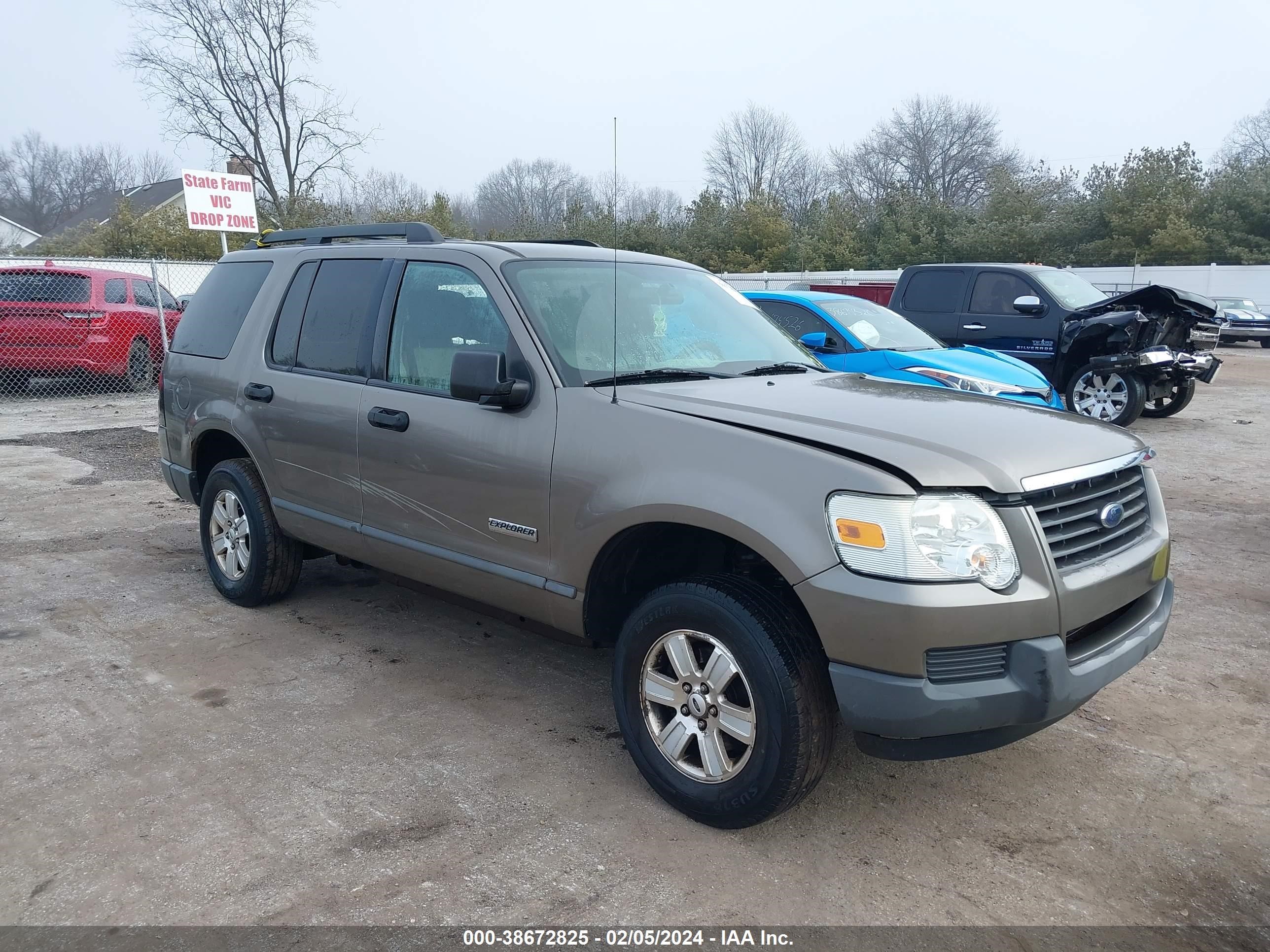 ford explorer 2006 1fmeu62e76ua31734