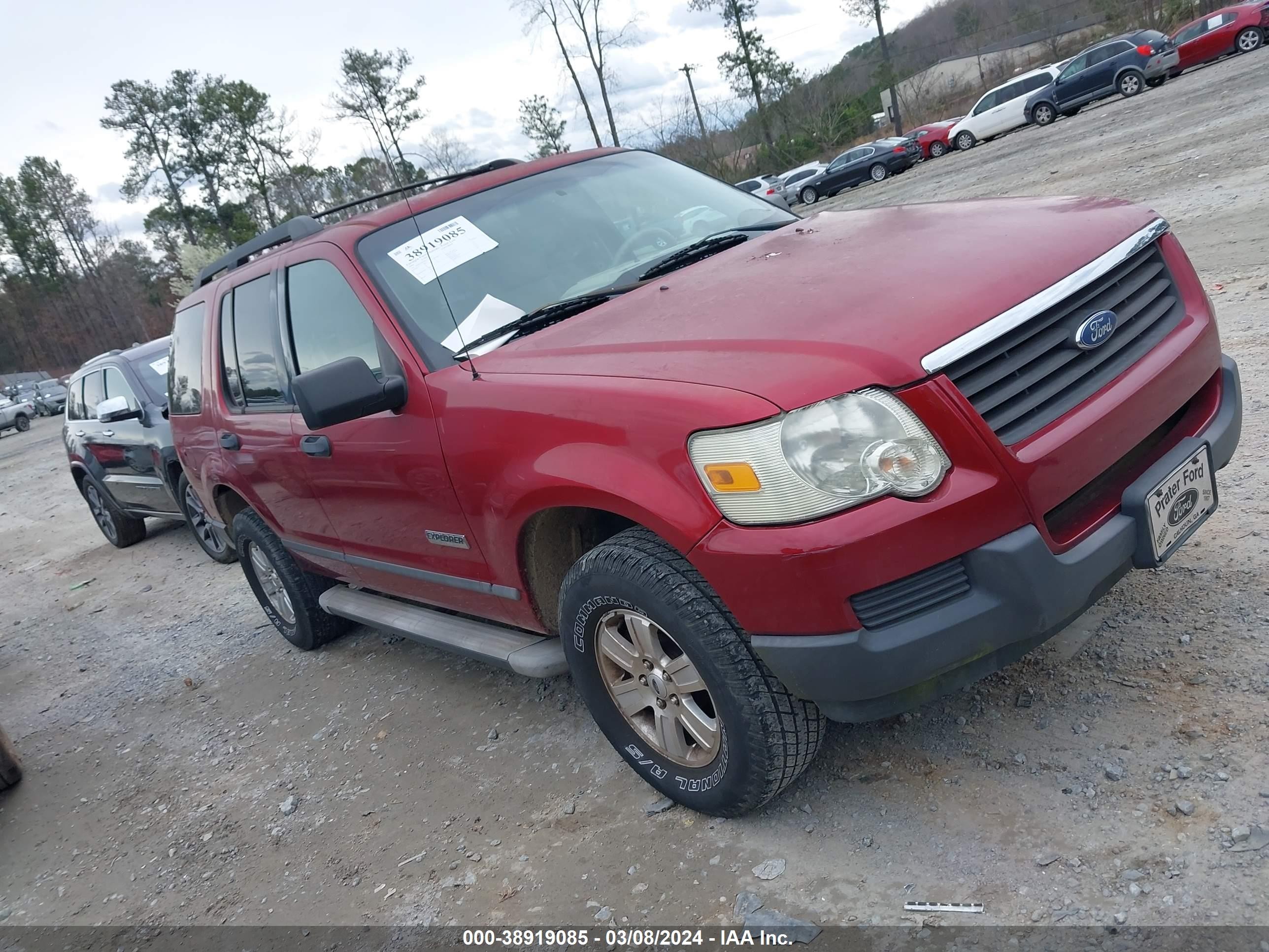 ford explorer 2006 1fmeu62e86ua16045