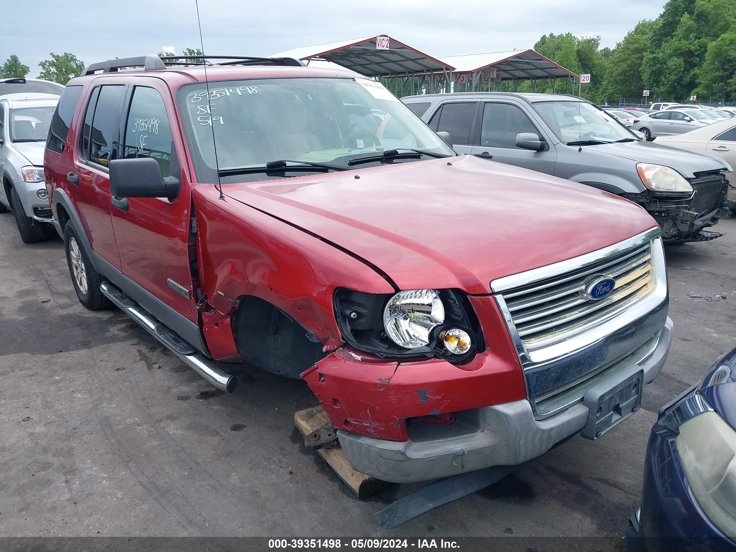 ford explorer 2006 1fmeu73e16ua02802