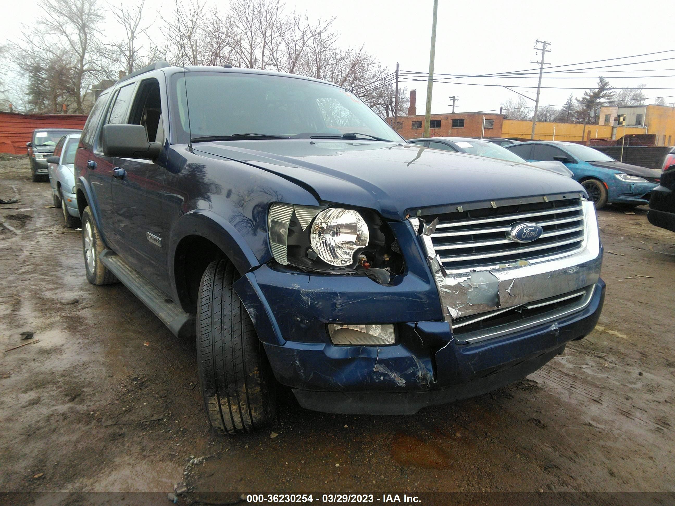 ford explorer 2007 1fmeu73e57ub73165