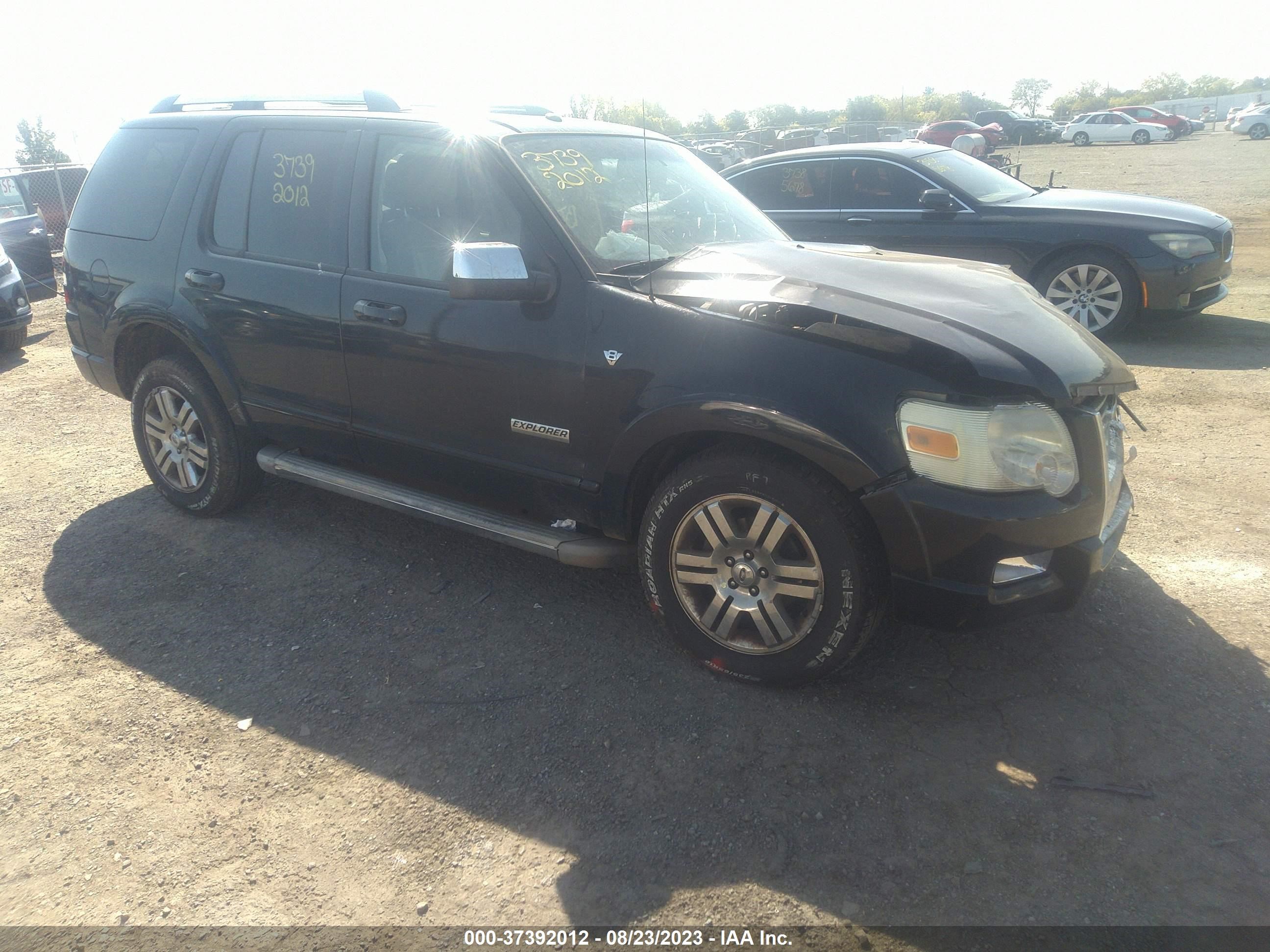 ford explorer 2007 1fmeu75807ua89195