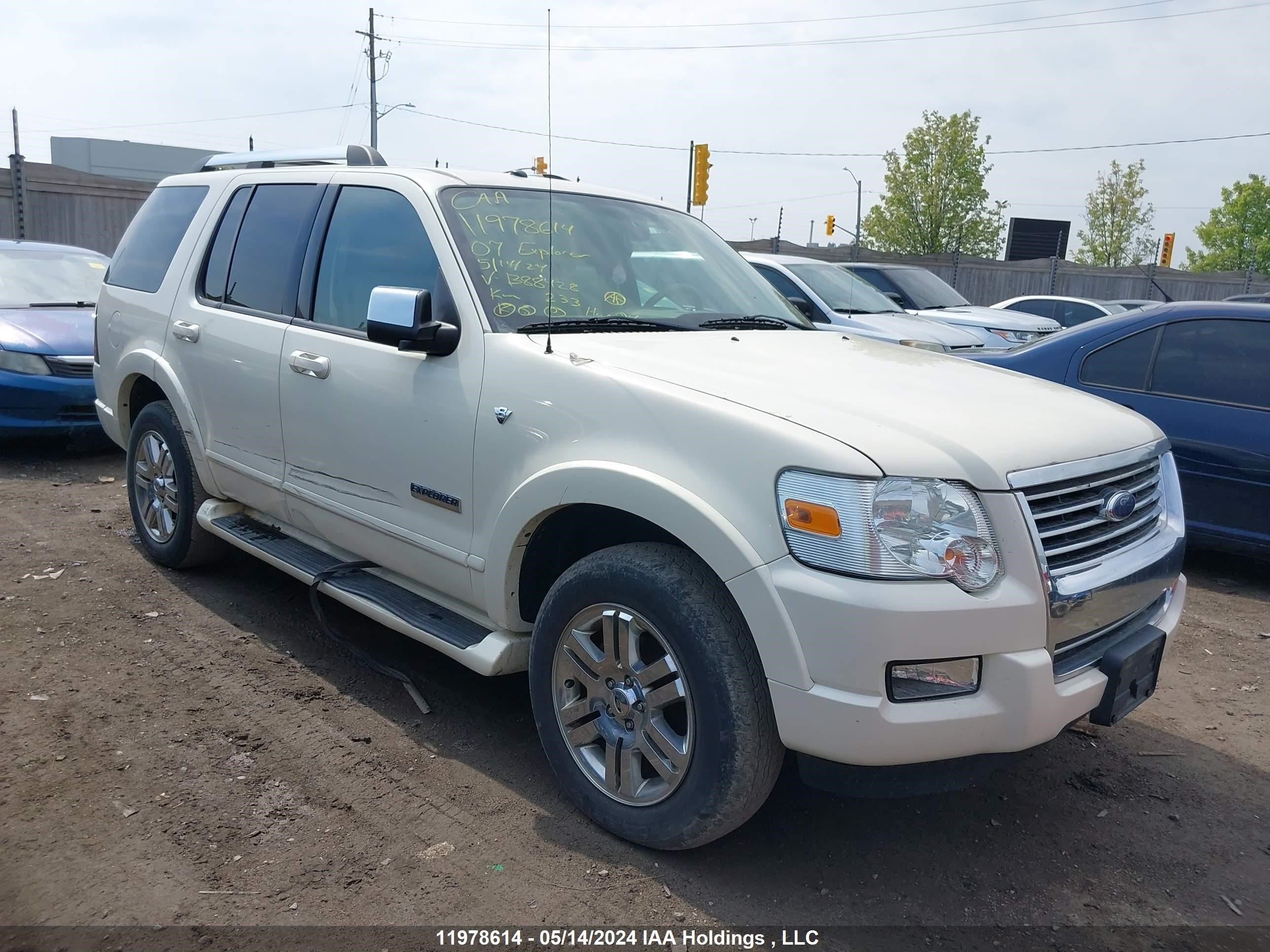 ford explorer 2007 1fmeu758x7ub88428