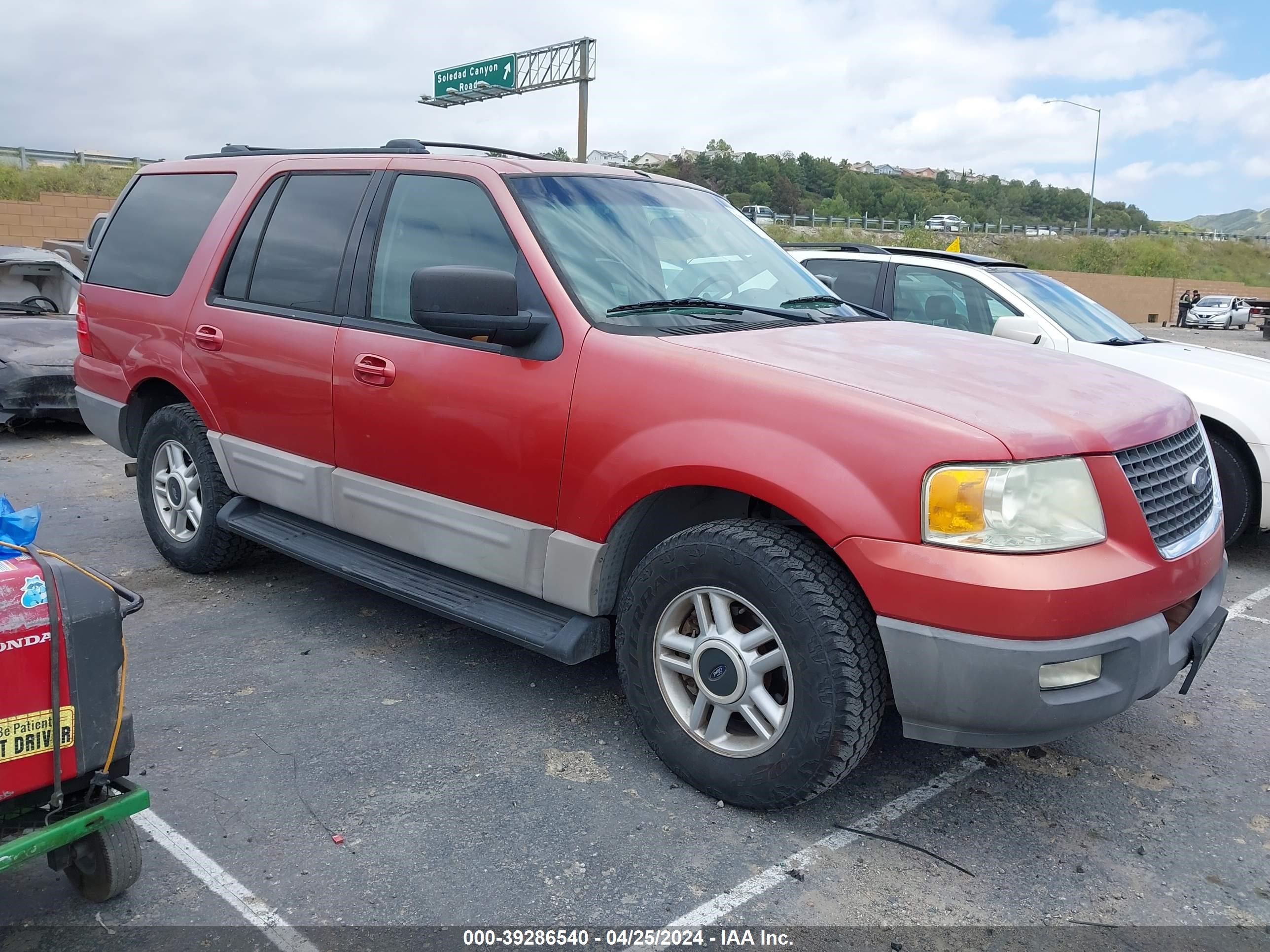 ford expedition 2003 1fmfu15l53lb16302