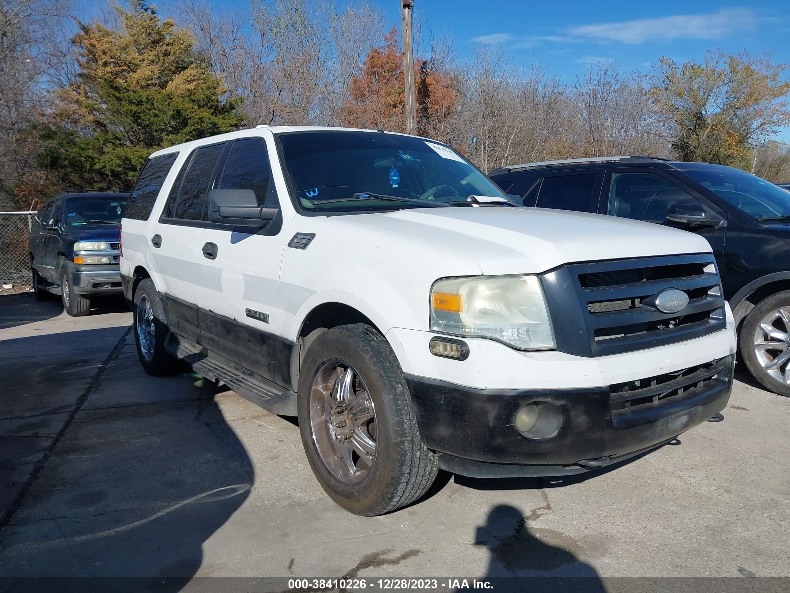 ford expedition 2007 1fmfu165x7la61092