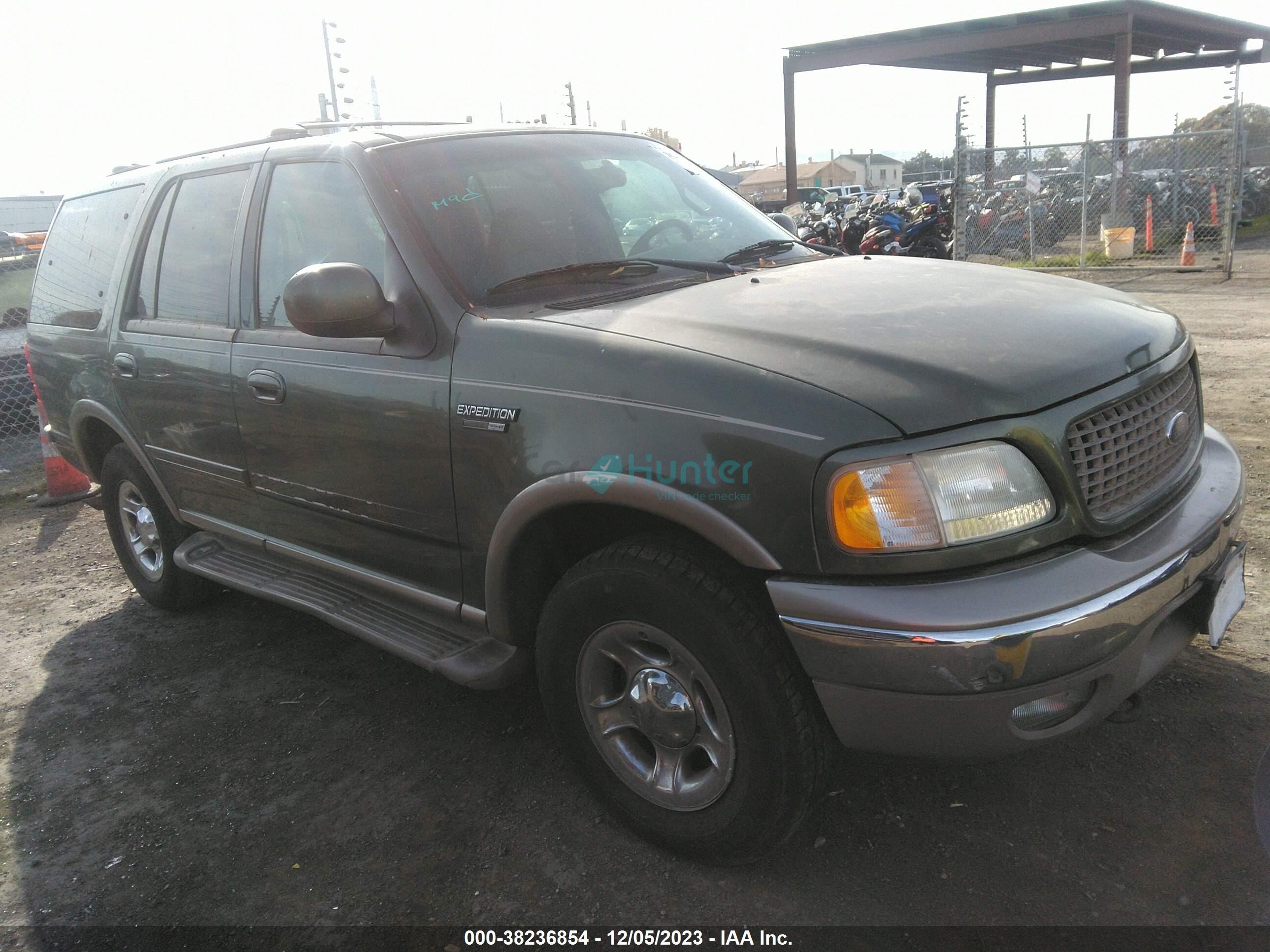 ford expedition 2001 1fmfu18l31lb05601