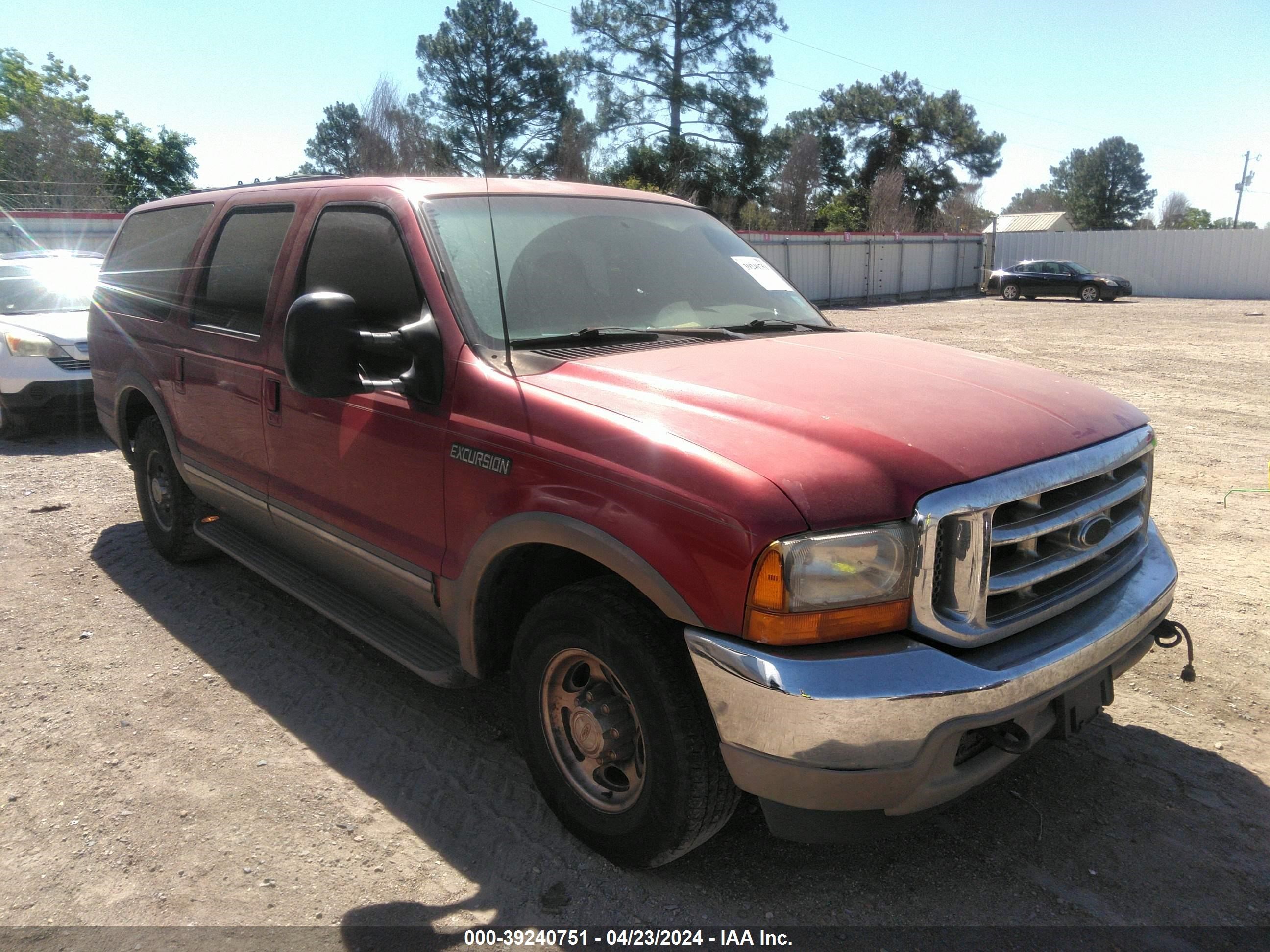 ford excursion 2002 1fmnu42fx2ed22164