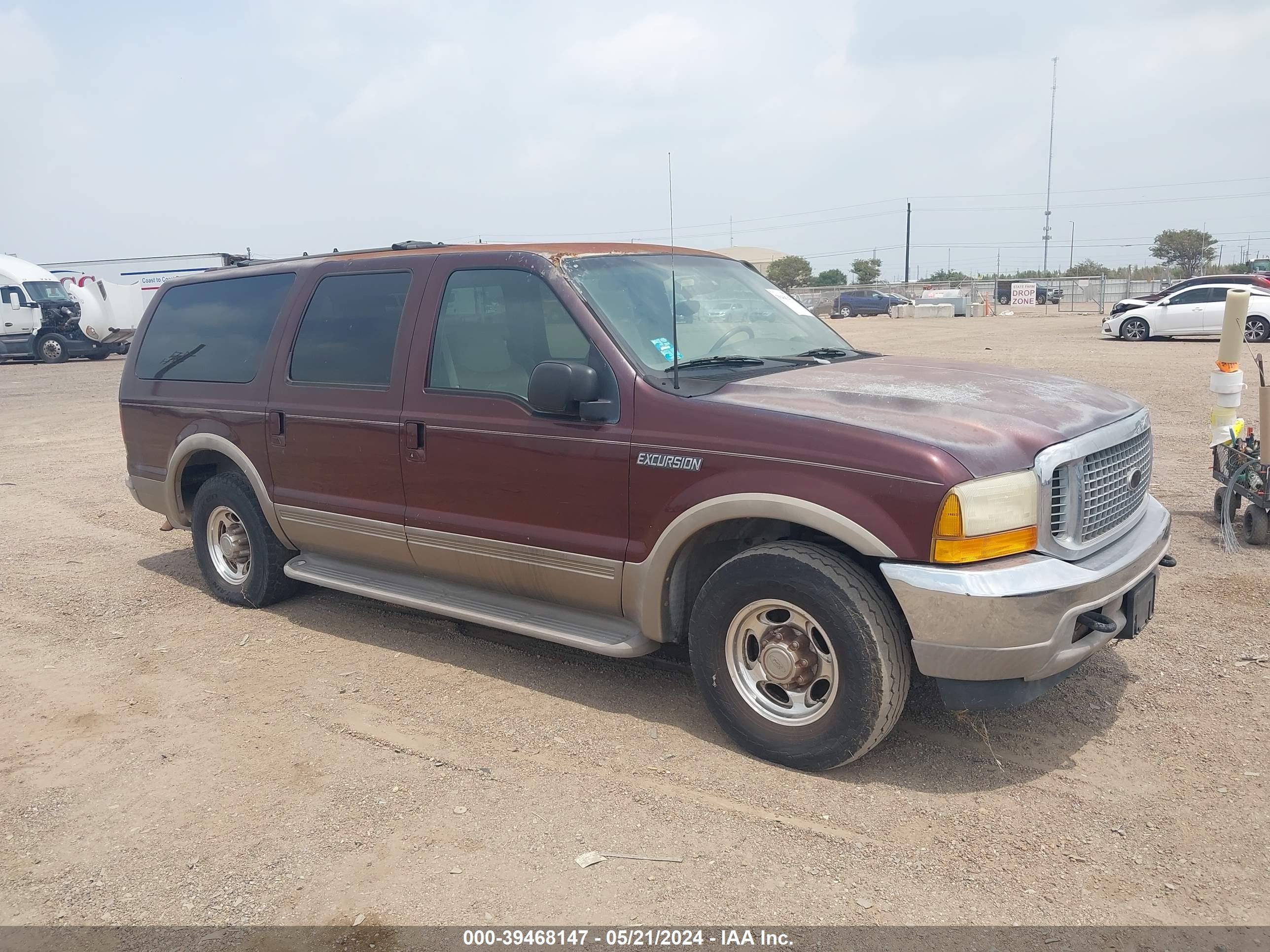 ford excursion 2001 1fmnu42l61ea19760