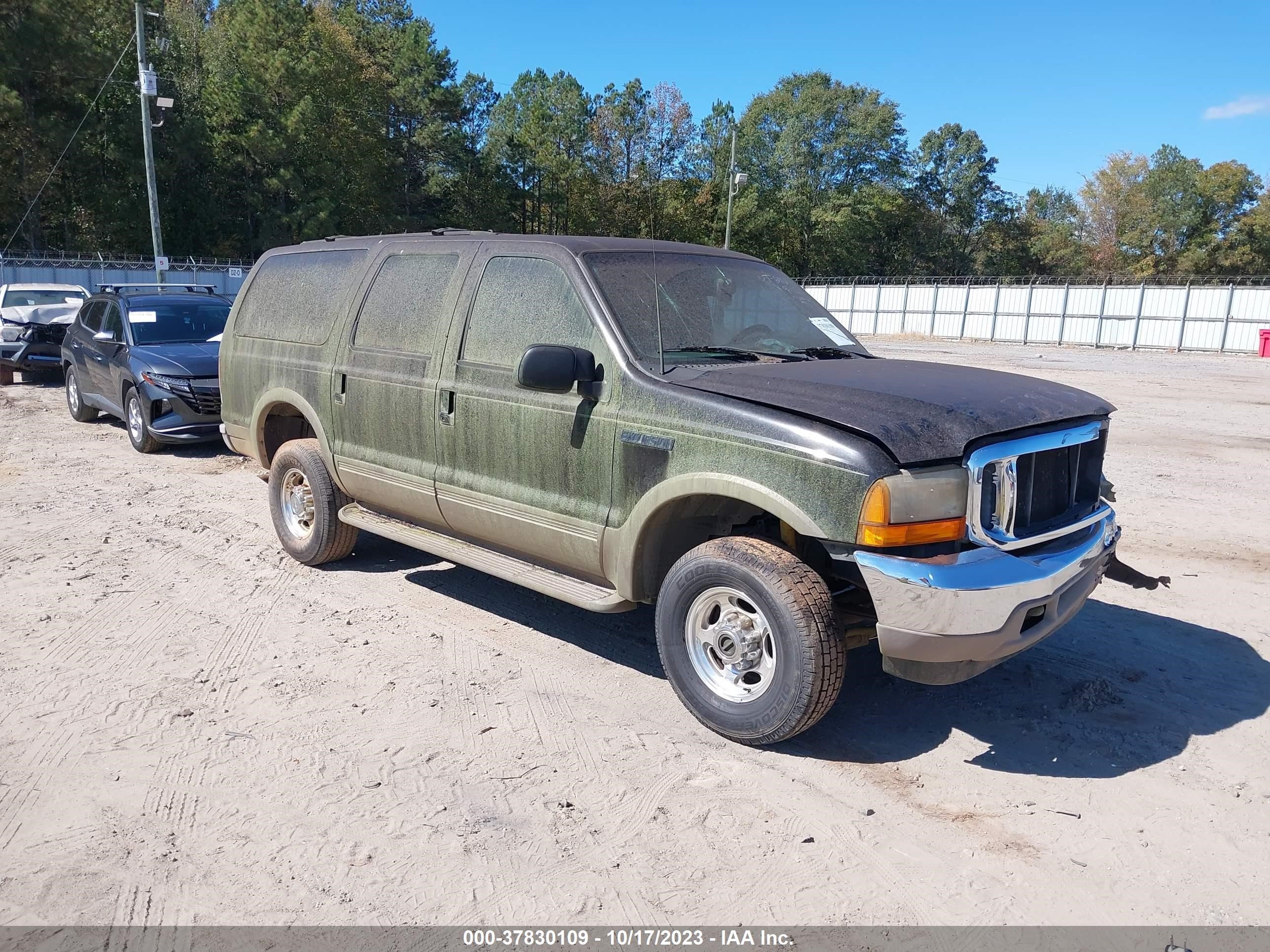 ford excursion 2000 1fmnu43s3yeb99912