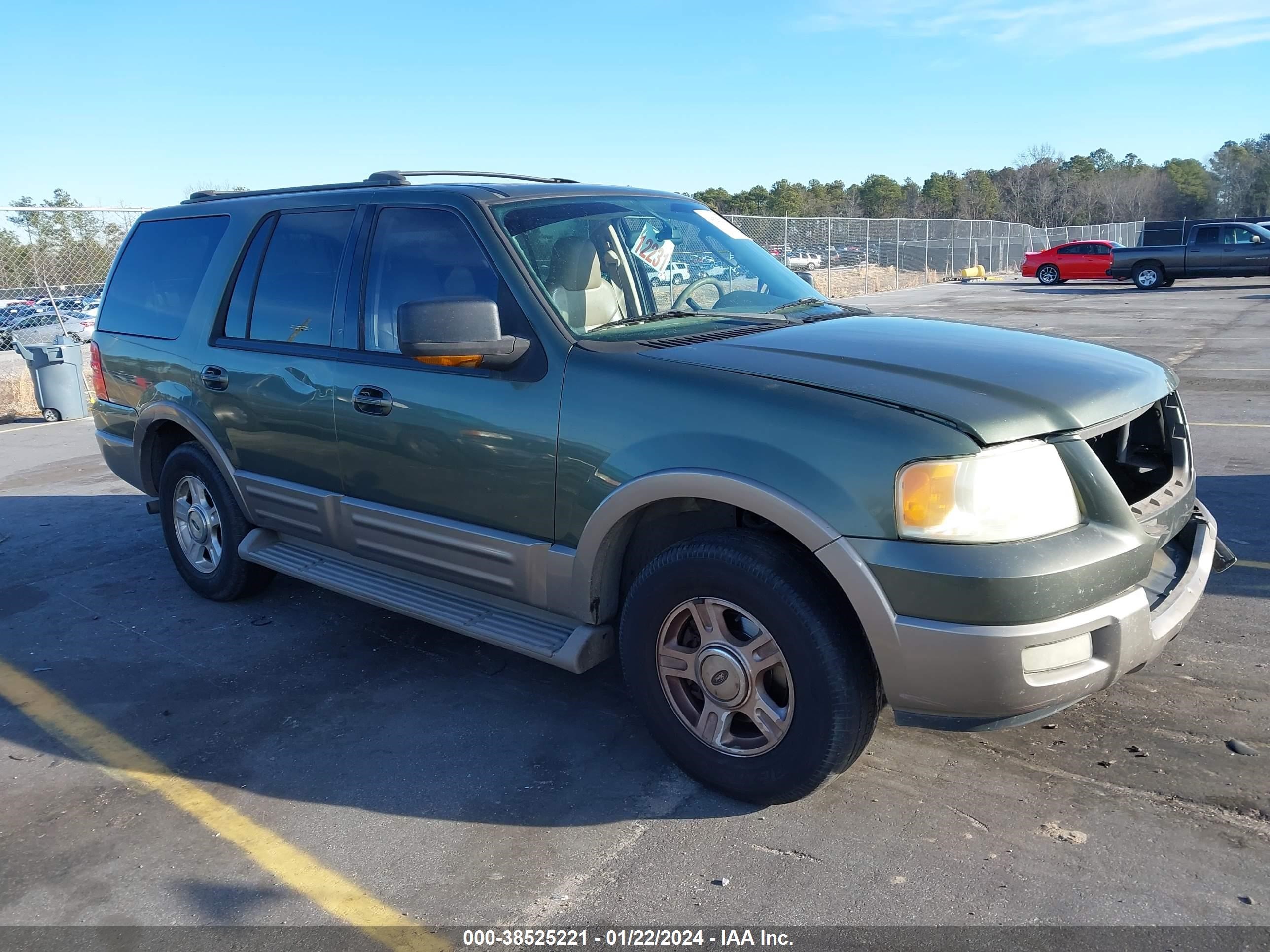 ford expedition 2003 1fmpu17l33lb96605