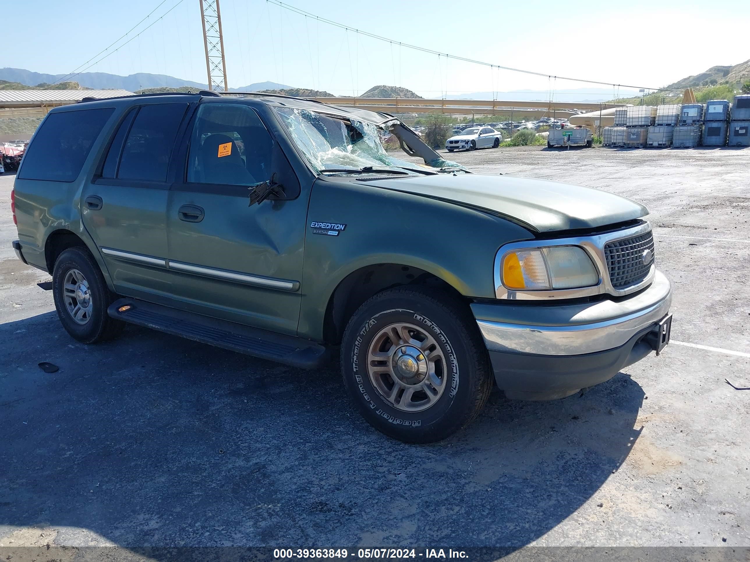 ford expedition 2001 1fmru15l91lb81809