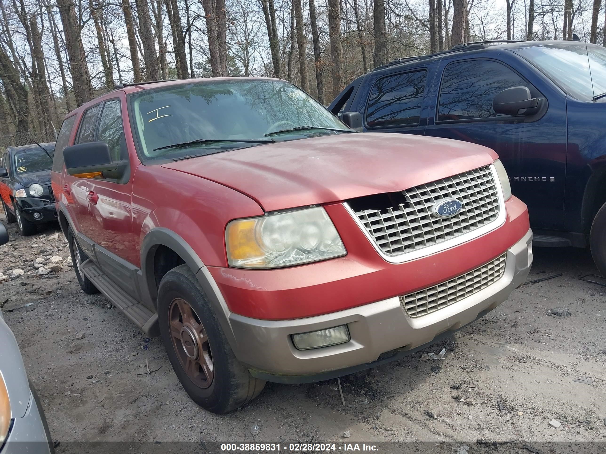 ford expedition 2003 1fmru17w53lb77234