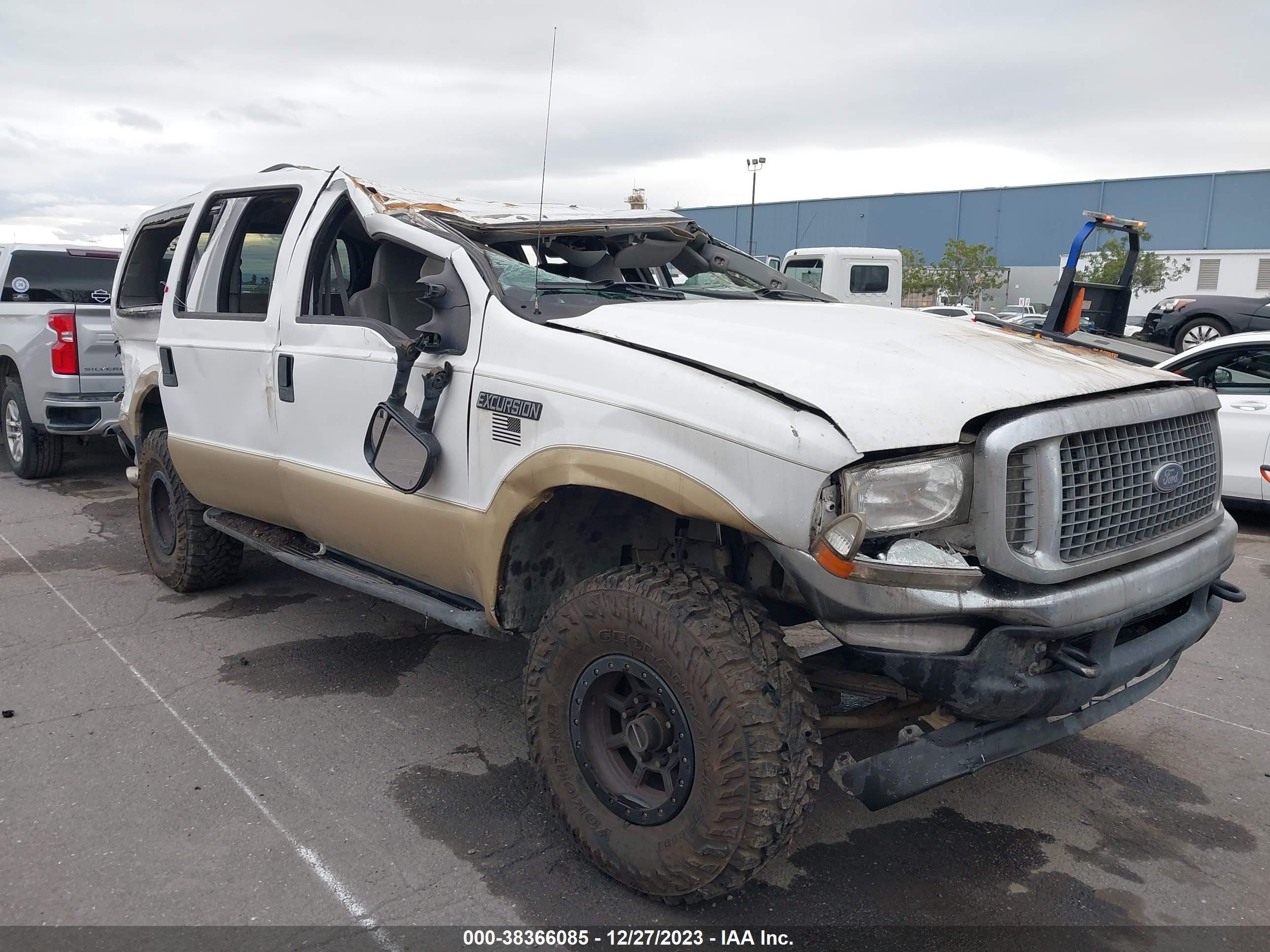 ford excursion 2004 1fmsu41p64ed77937