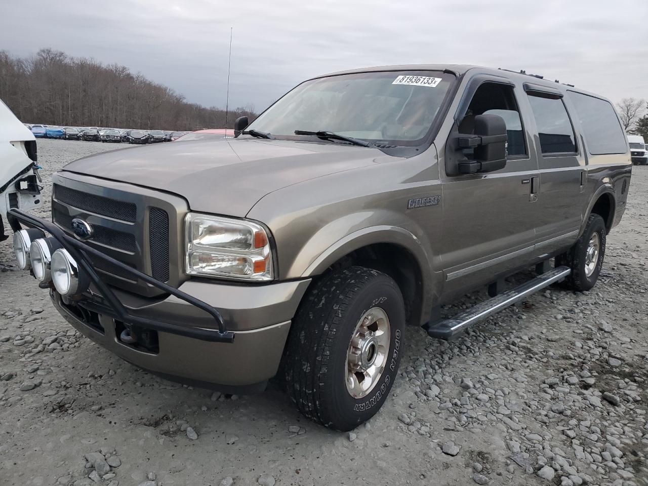 ford excursion 2005 1fmsu43p25ea92277