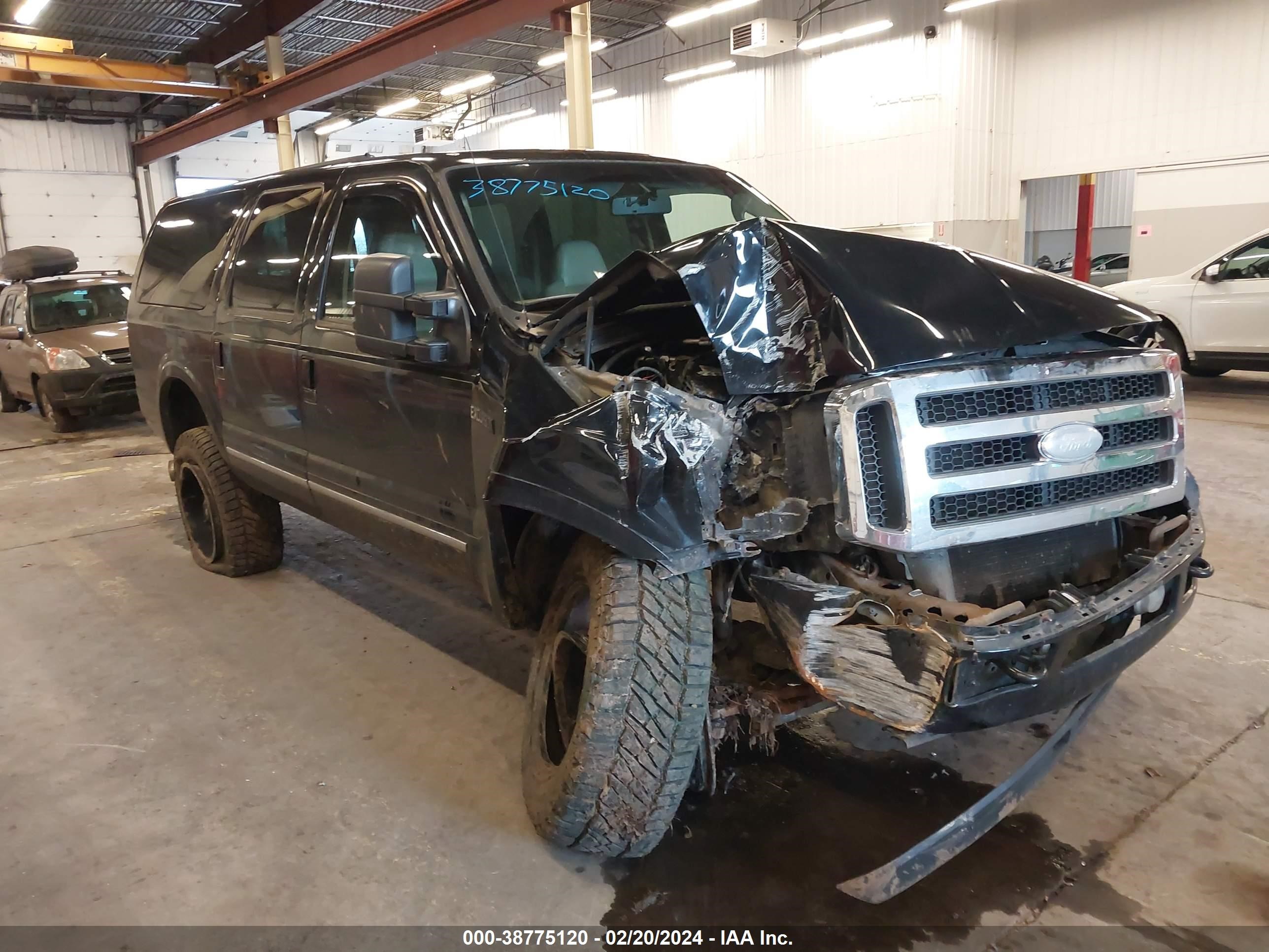 ford excursion 2005 1fmsu43p55ed47519