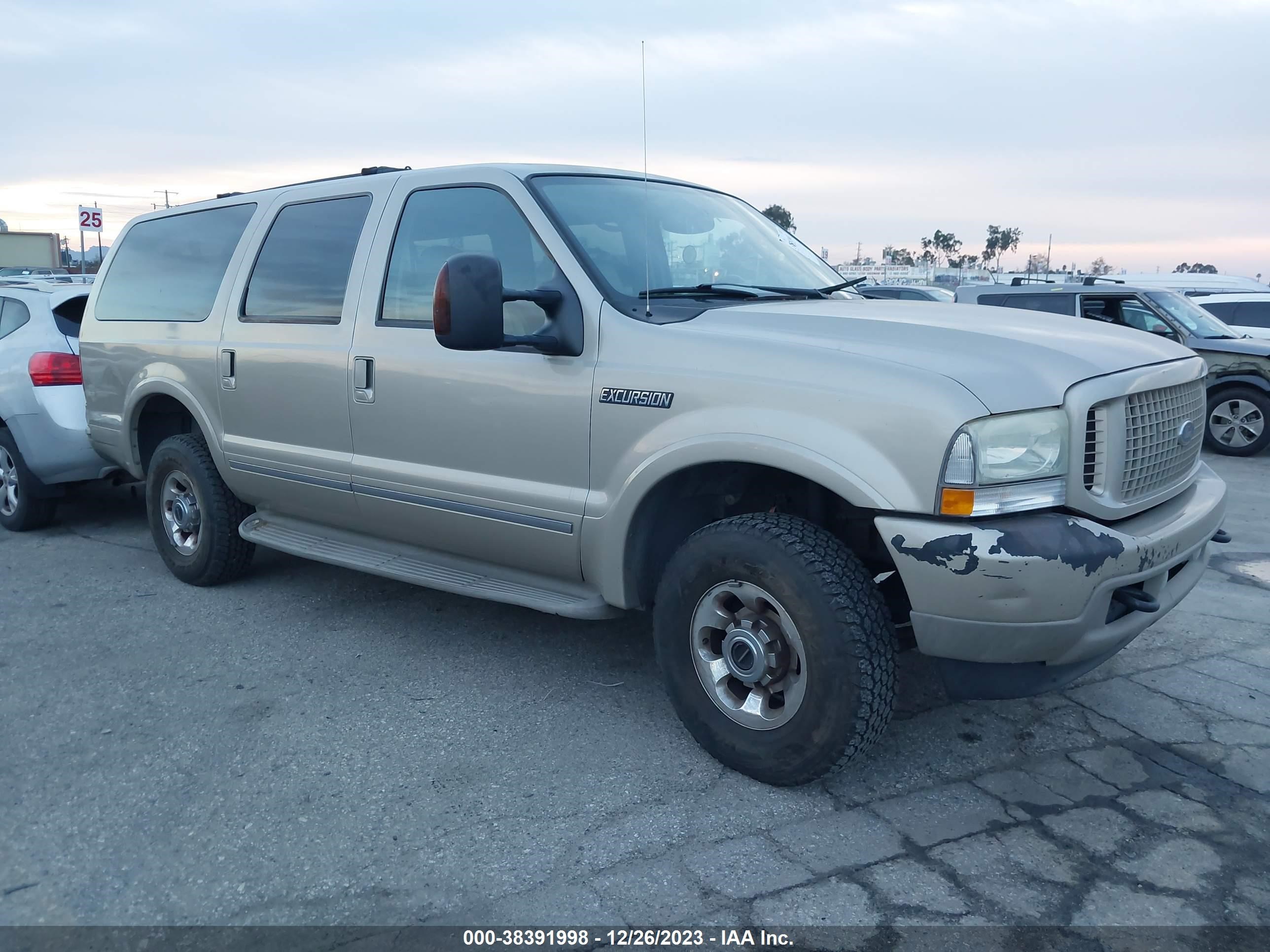 ford excursion 2004 1fmsu43p64ec47931