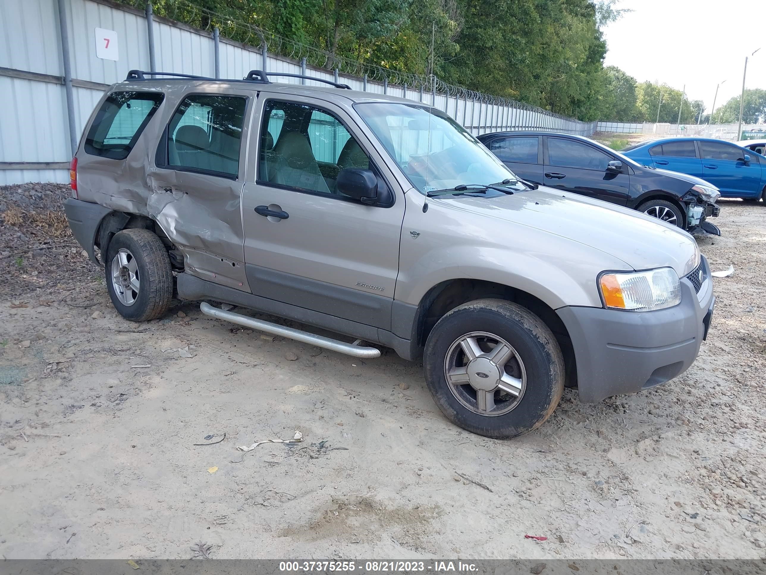 ford escape 2001 1fmyu01121ka14904