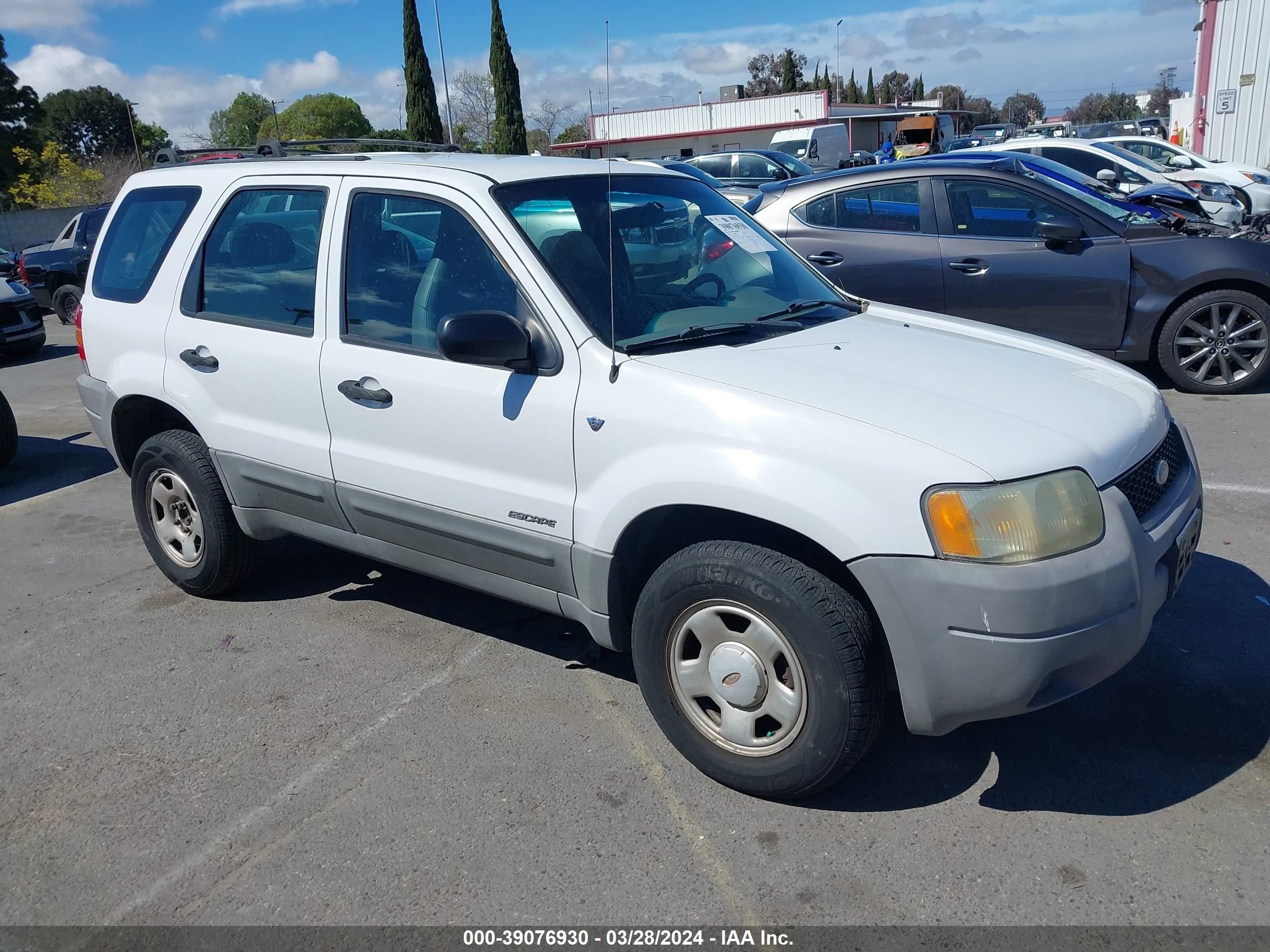 ford escape 2001 1fmyu01191kc56525