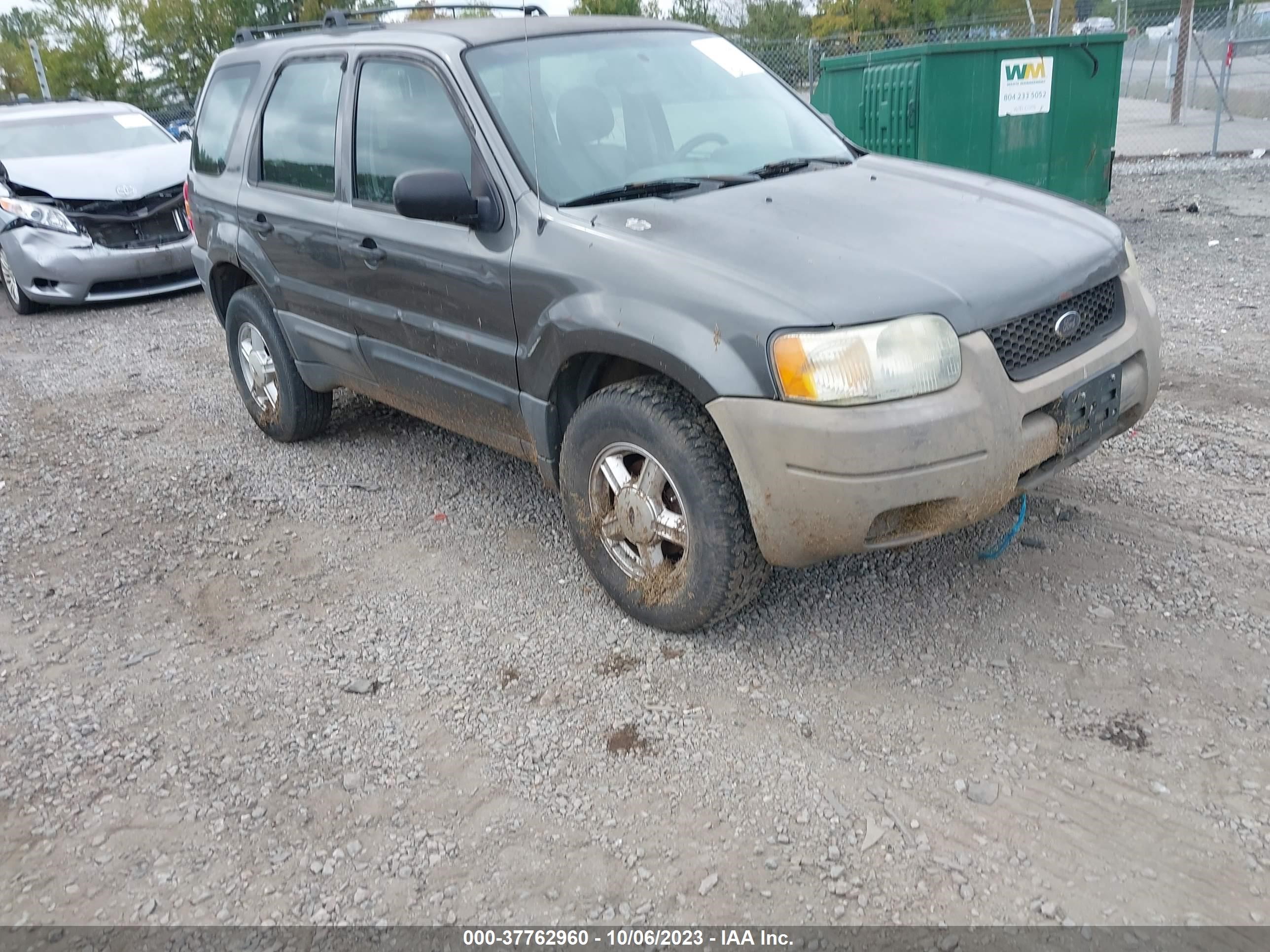 ford escape 2003 1fmyu02163ka33876