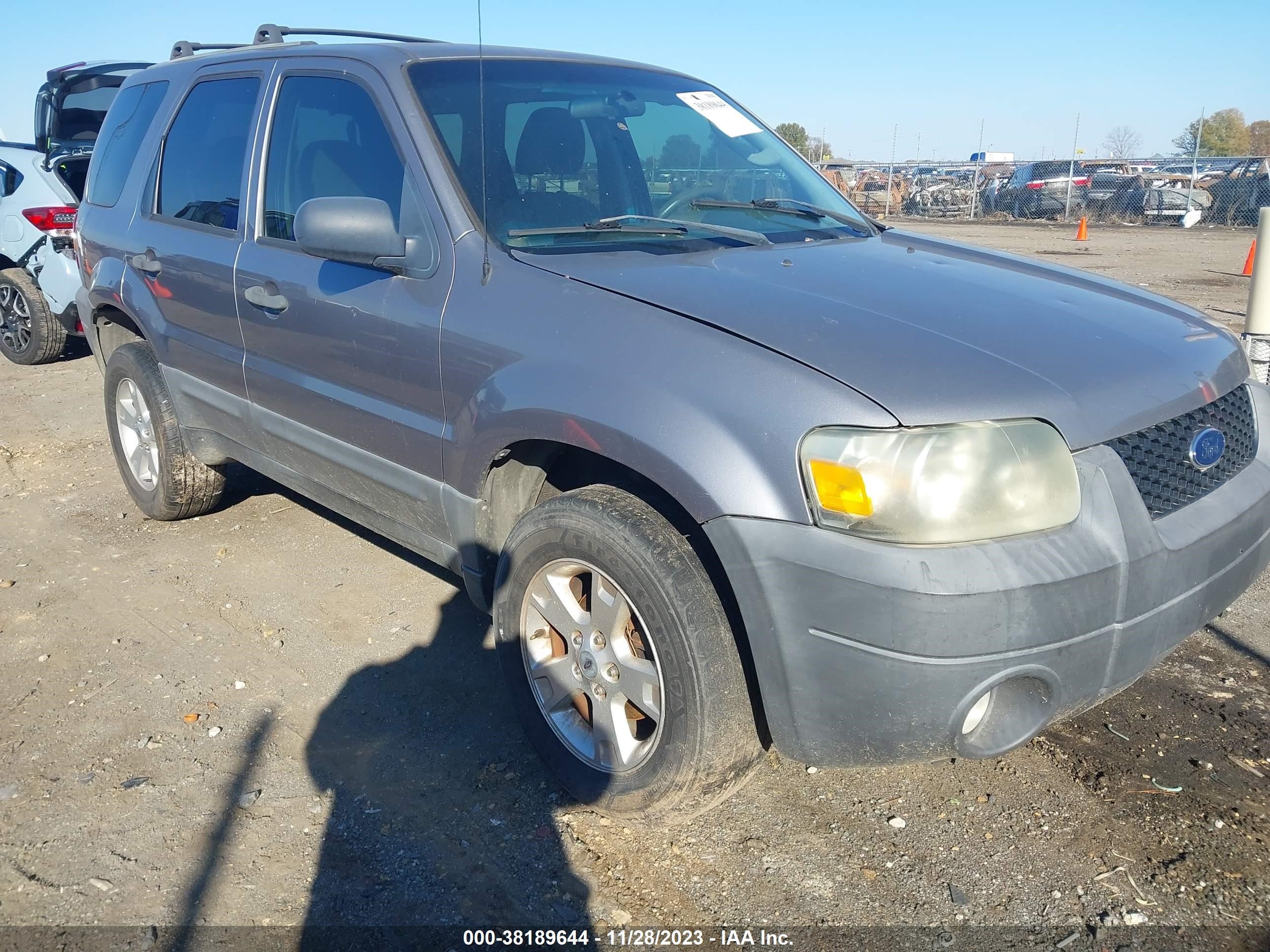 ford escape 2007 1fmyu03167kb89288